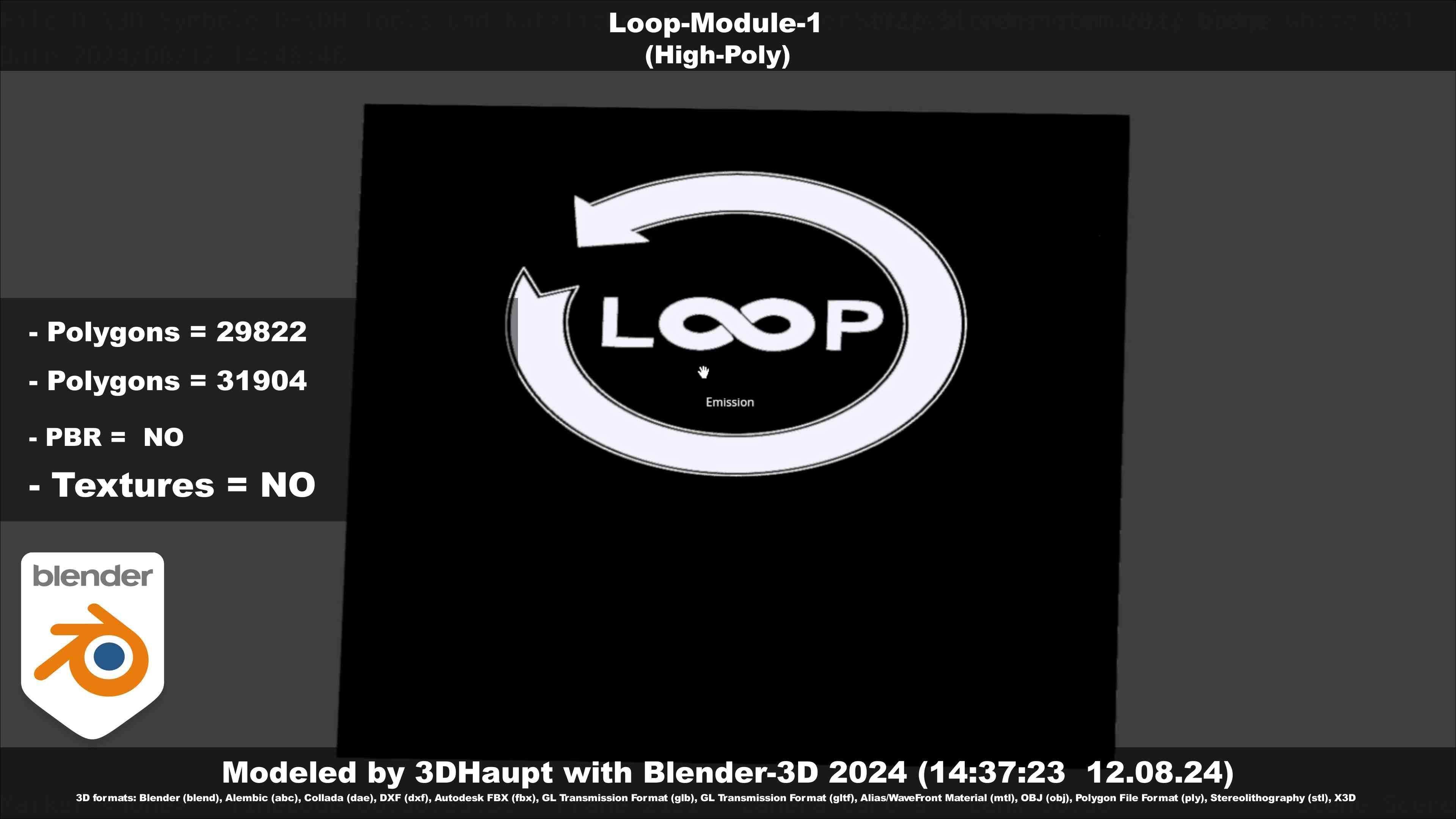 Loop-Module-1  3D model_29