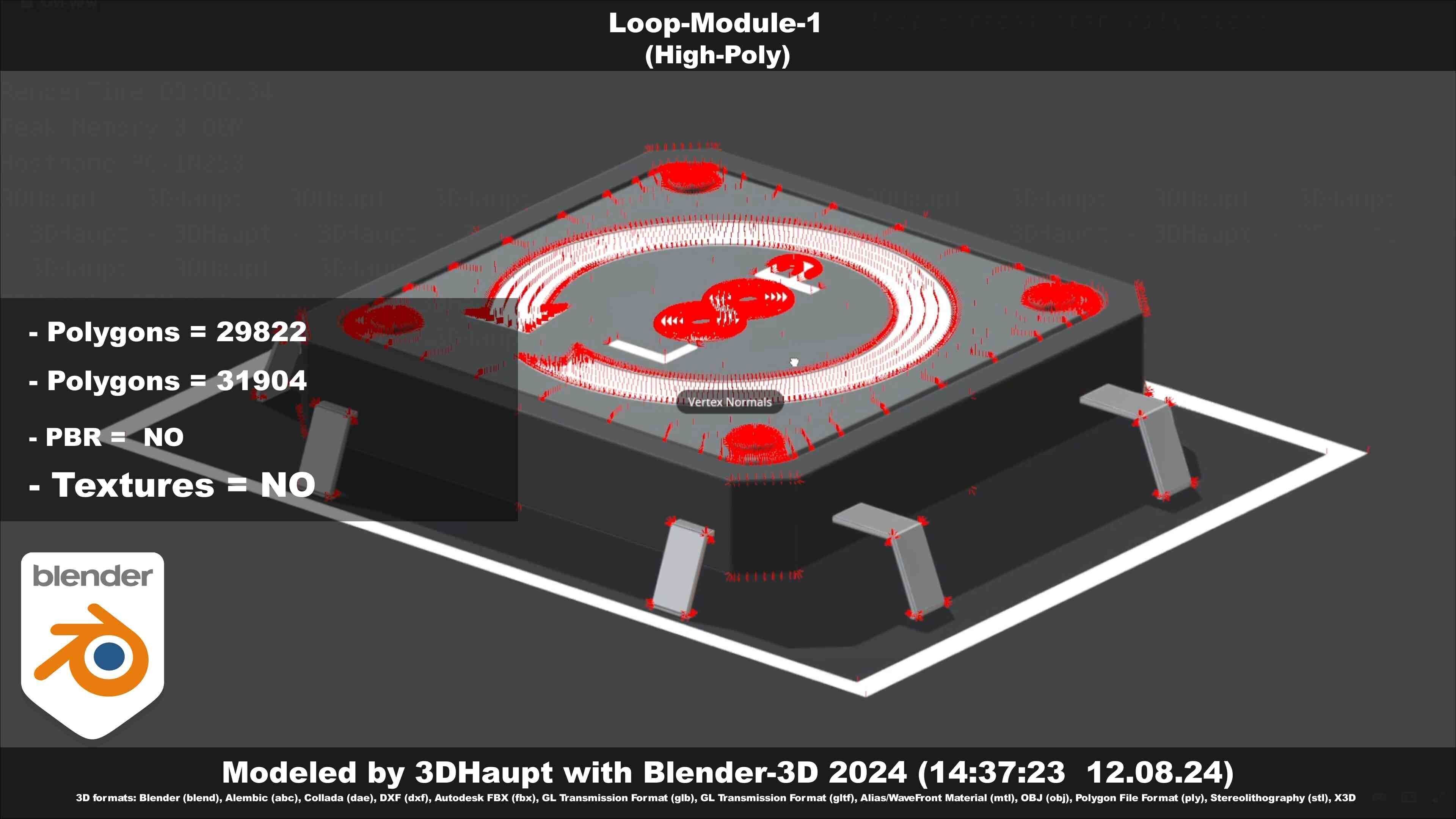 Loop-Module-1  3D model_76