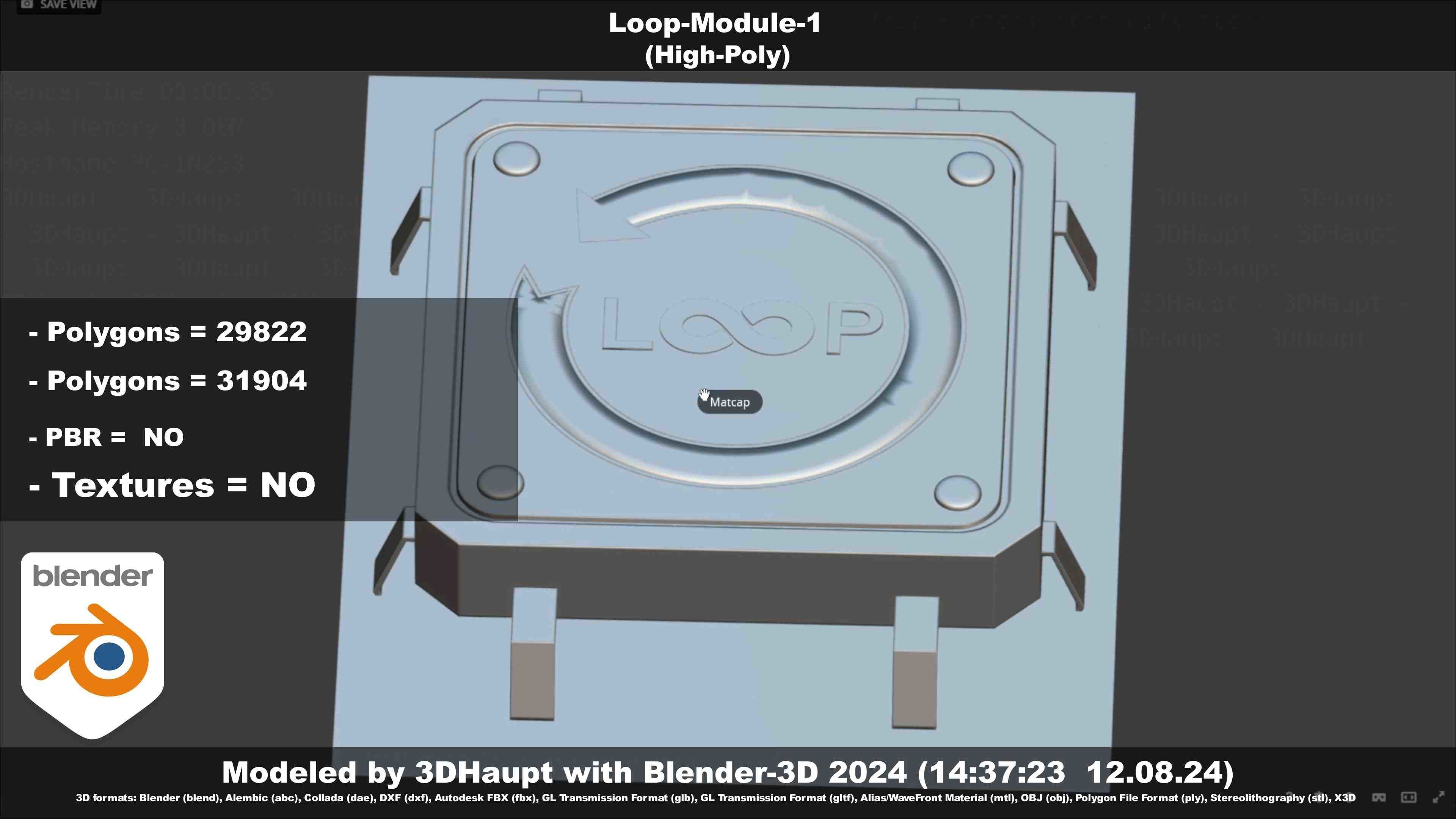 Loop-Module-1  3D model_33