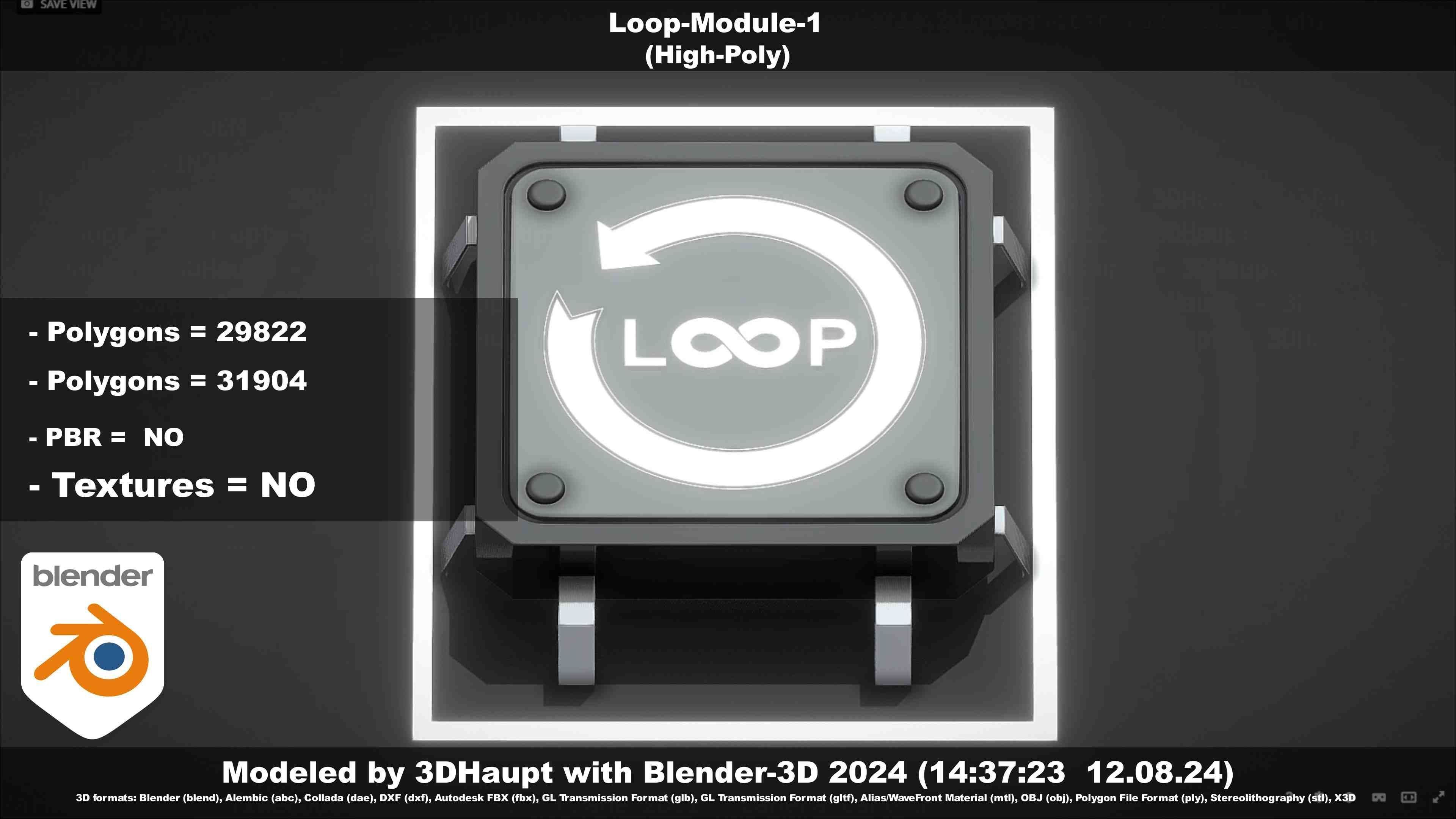 Loop-Module-1  3D model_42