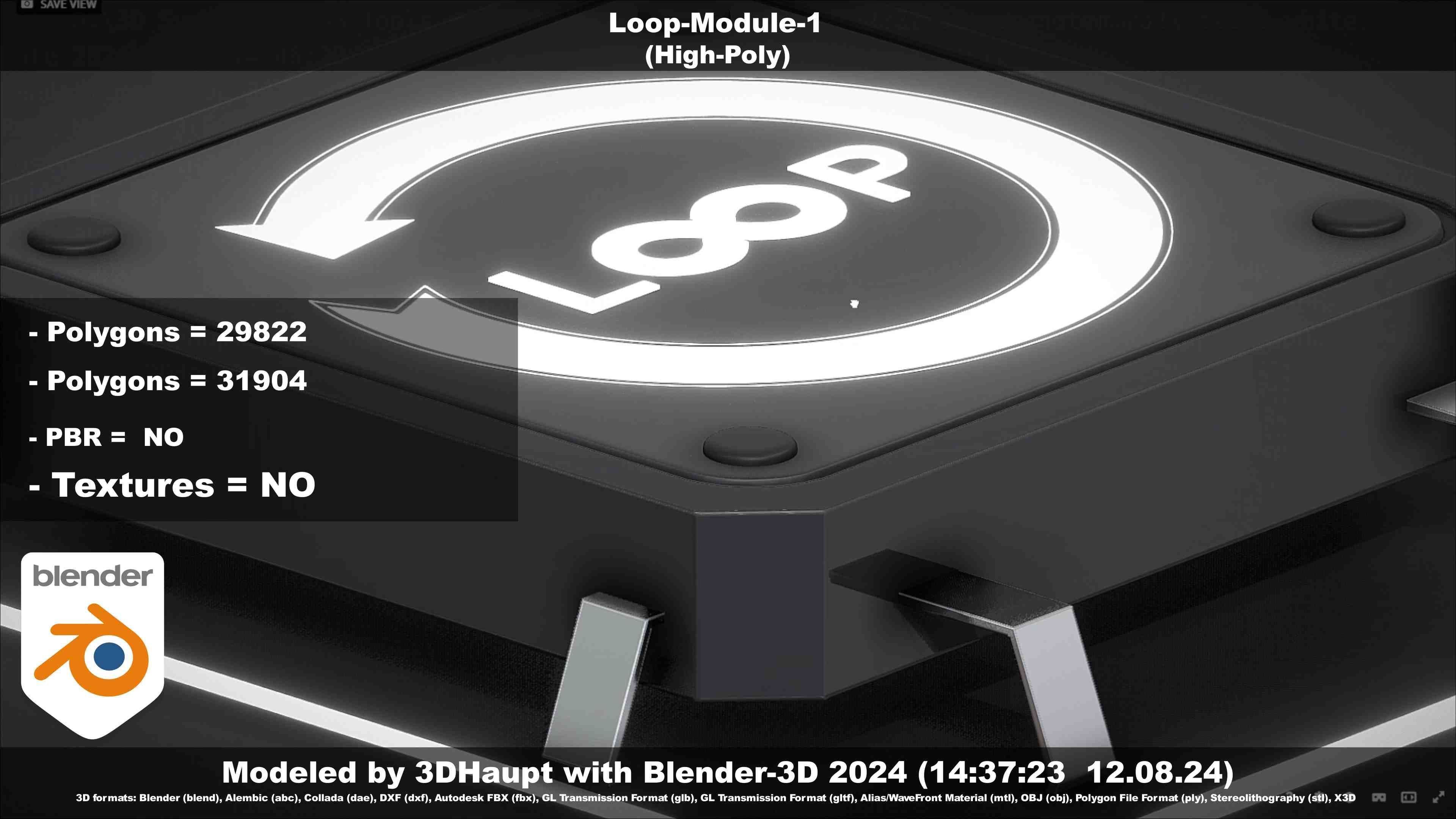 Loop-Module-1  3D model_20