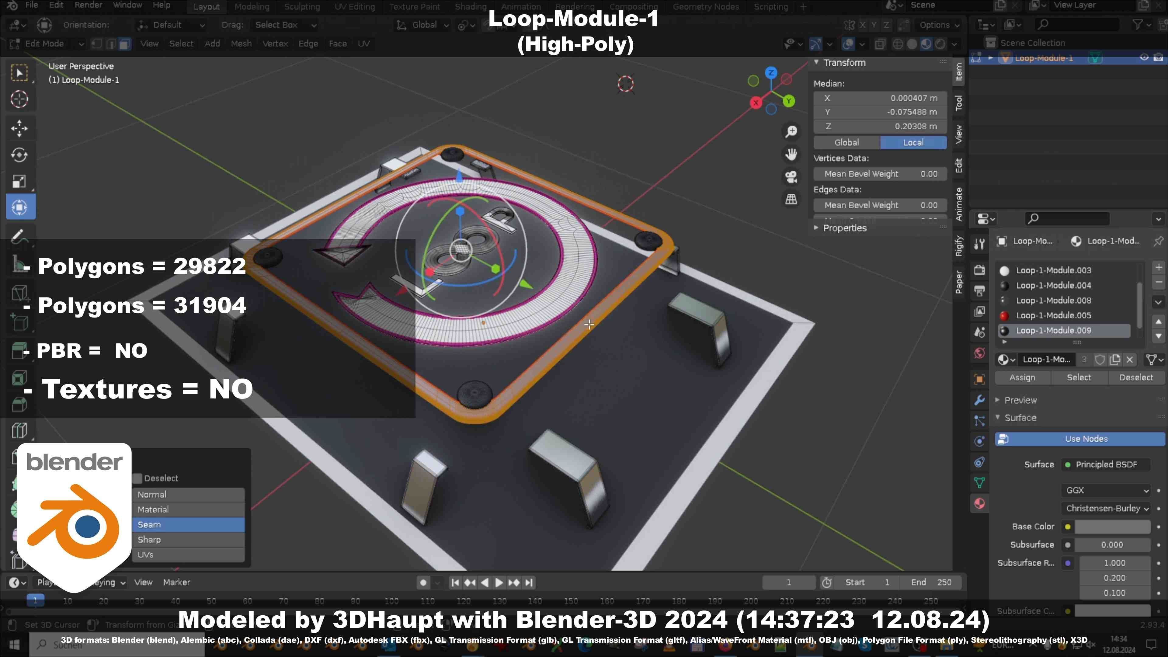 Loop-Module-1  3D model_89