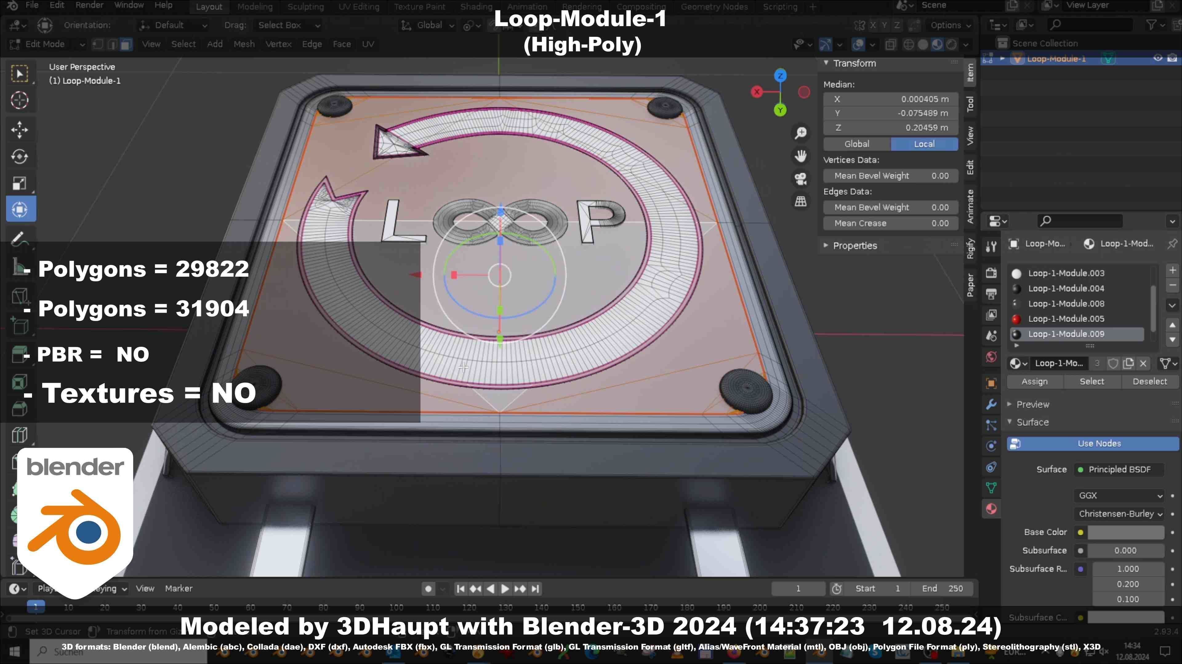 Loop-Module-1  3D model_86
