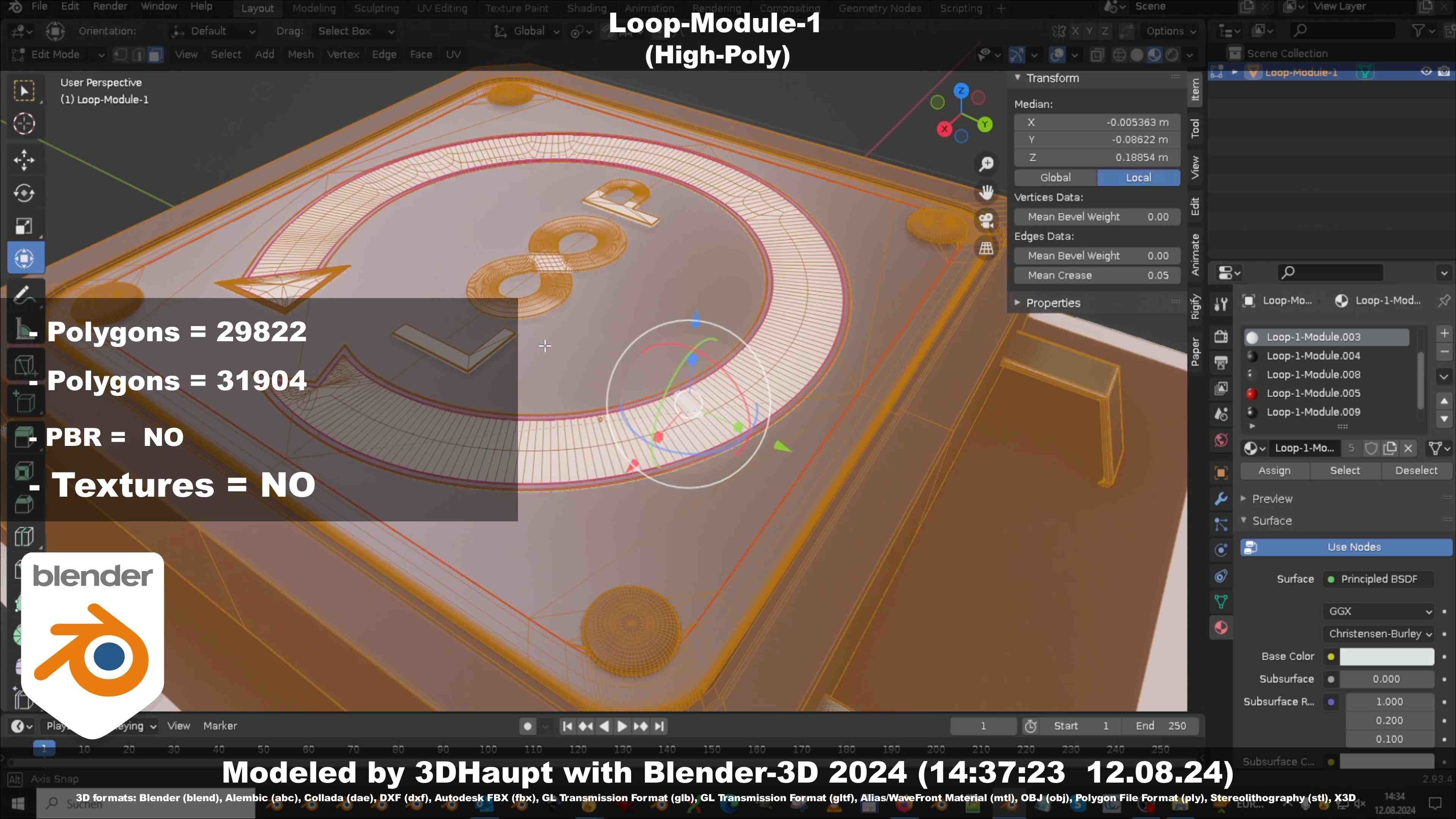 Loop-Module-1  3D model_68