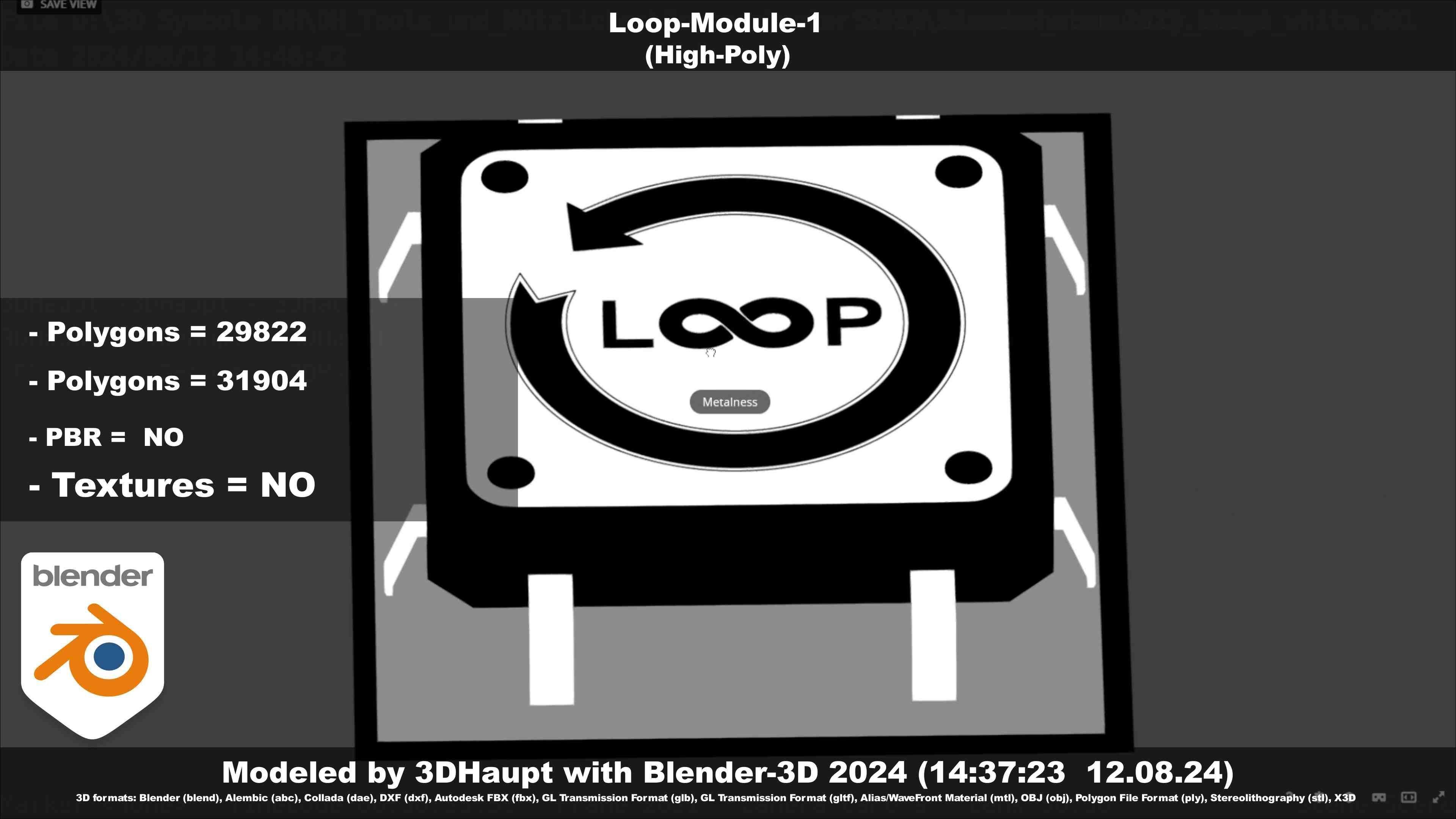 Loop-Module-1  3D model_26