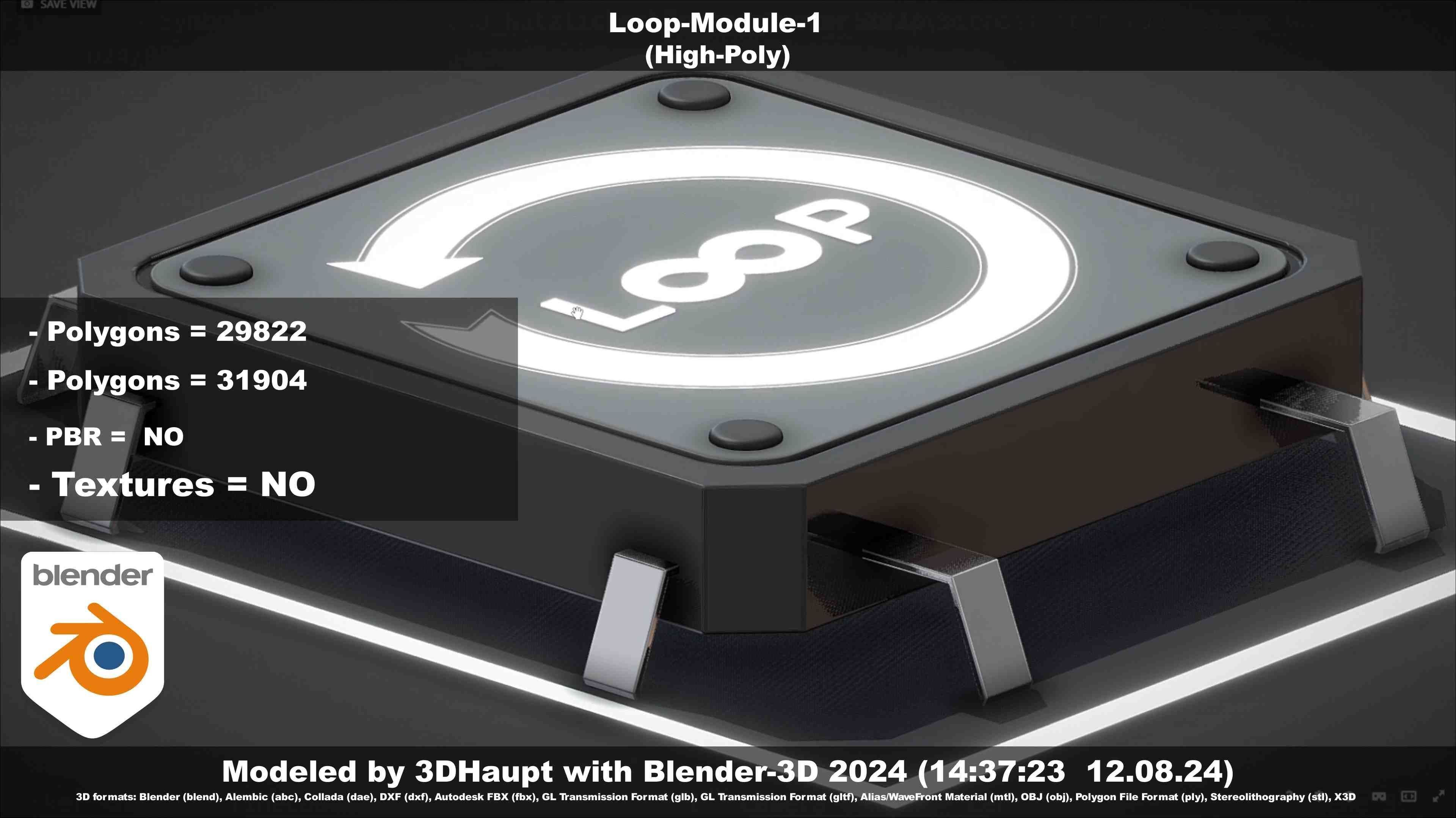 Loop-Module-1  3D model_21