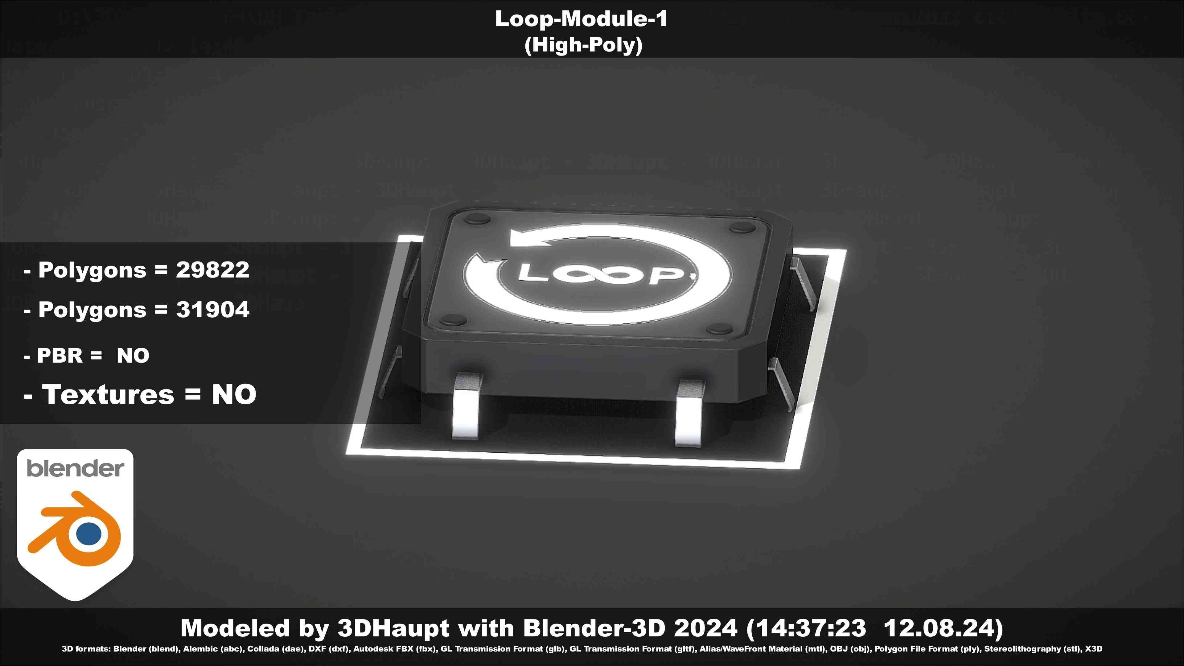 Loop-Module-1  3D model_16
