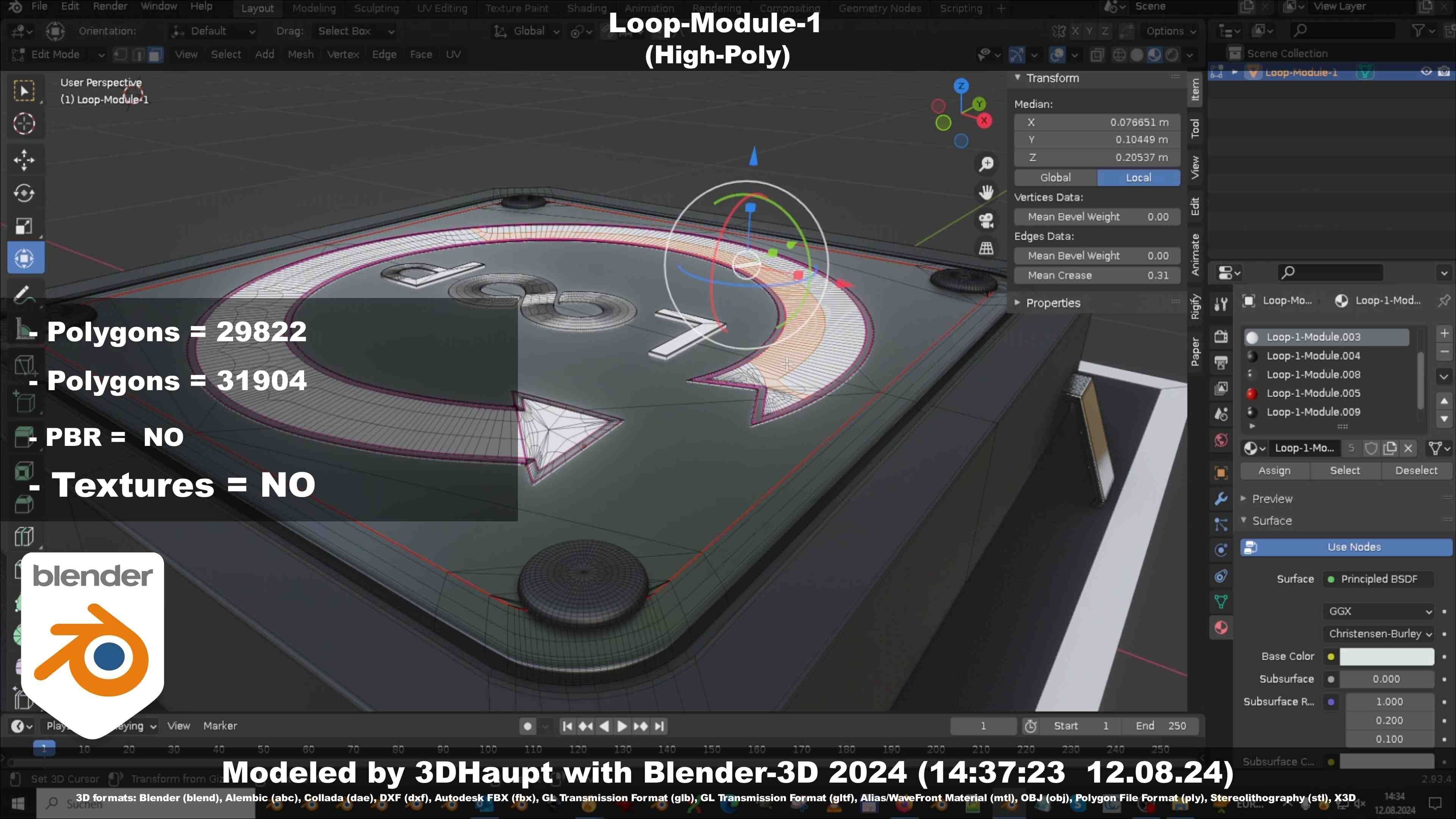 Loop-Module-1  3D model_57