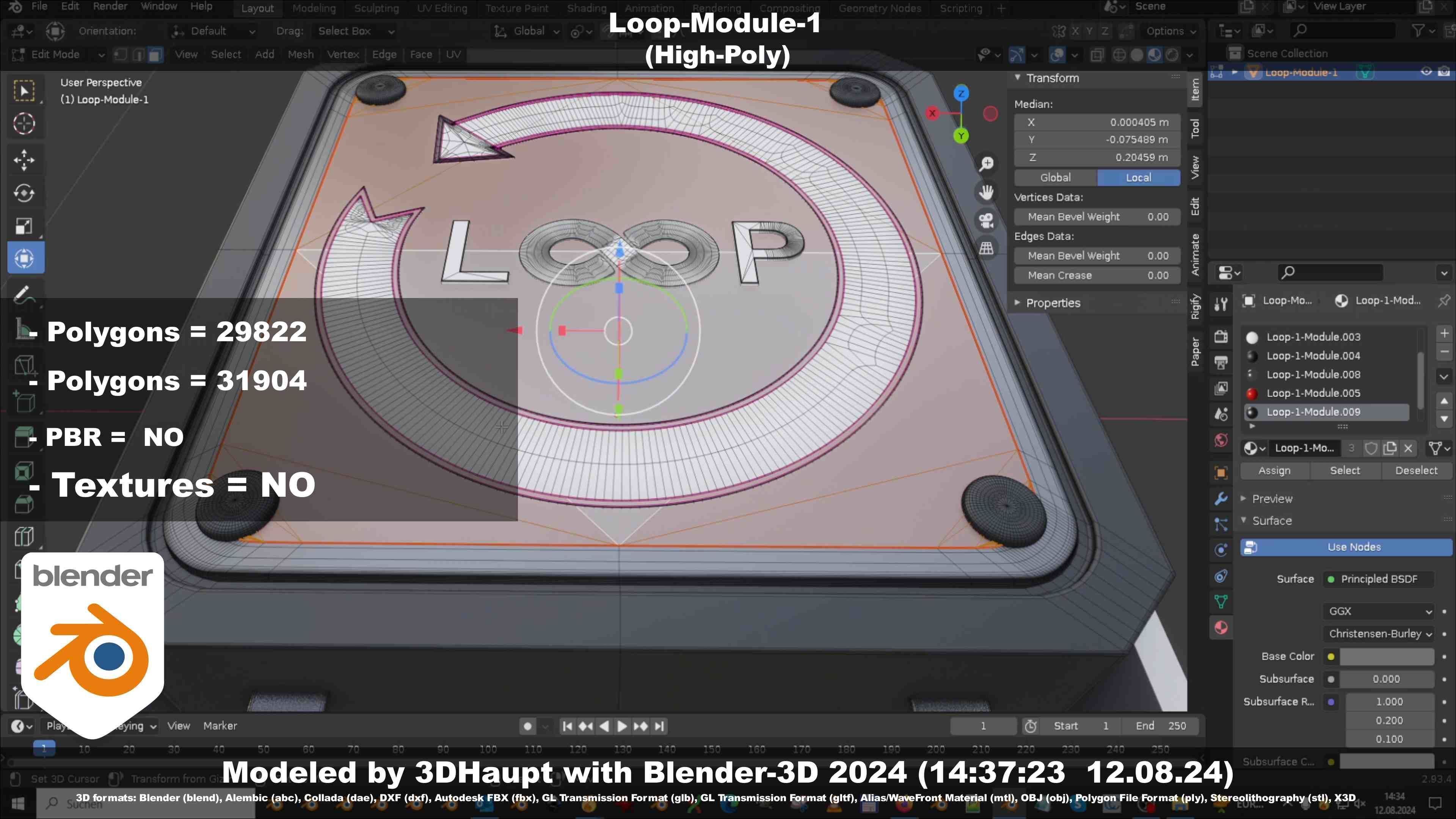 Loop-Module-1  3D model_52
