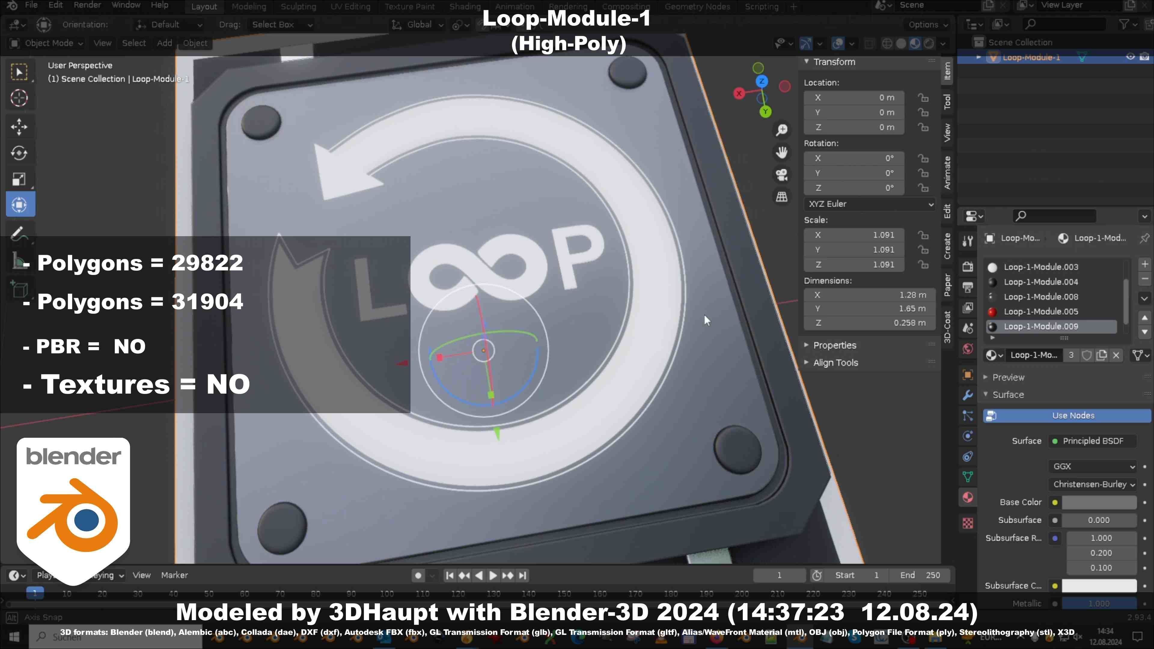 Loop-Module-1  3D model_84
