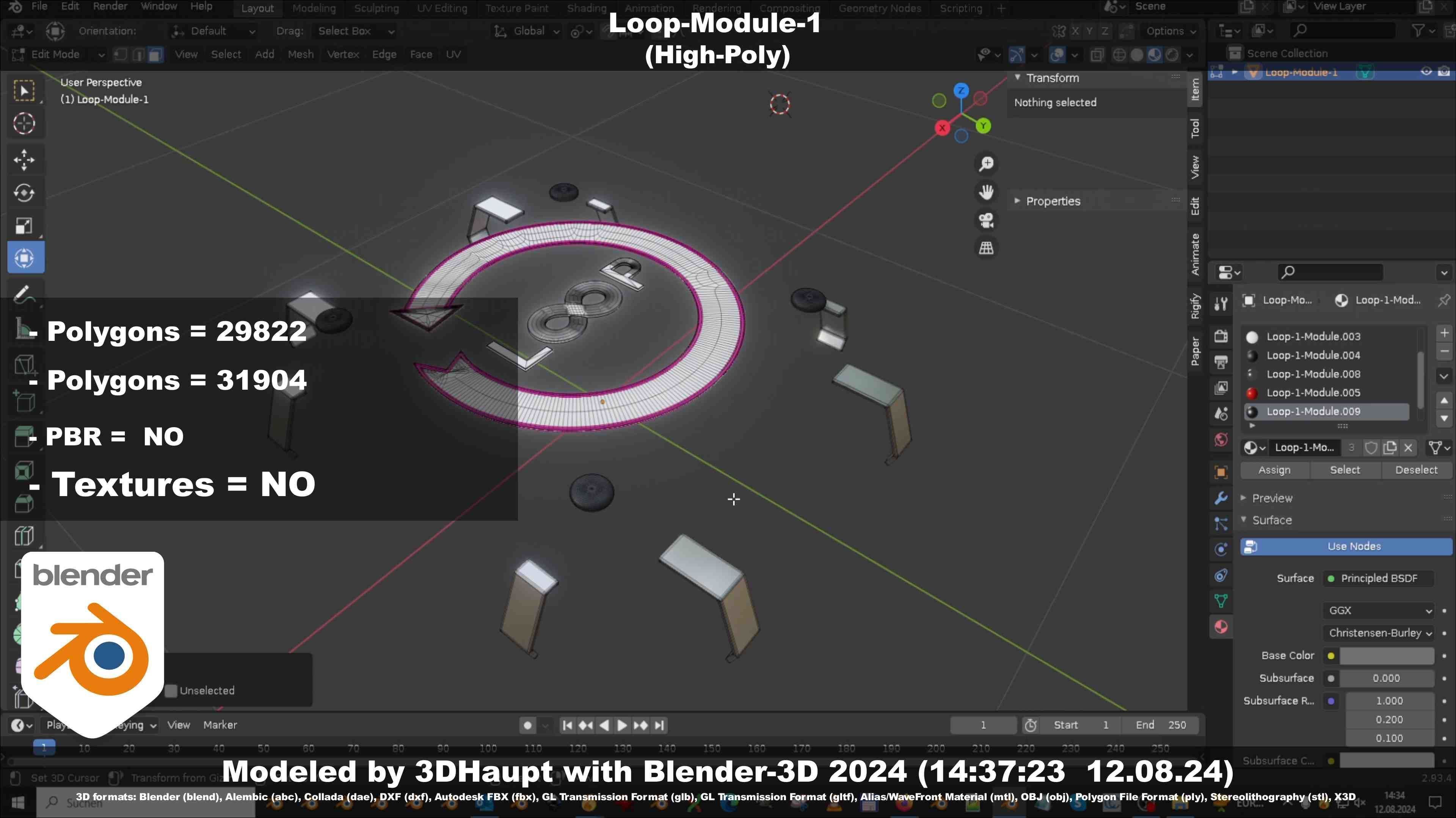 Loop-Module-1  3D model_7
