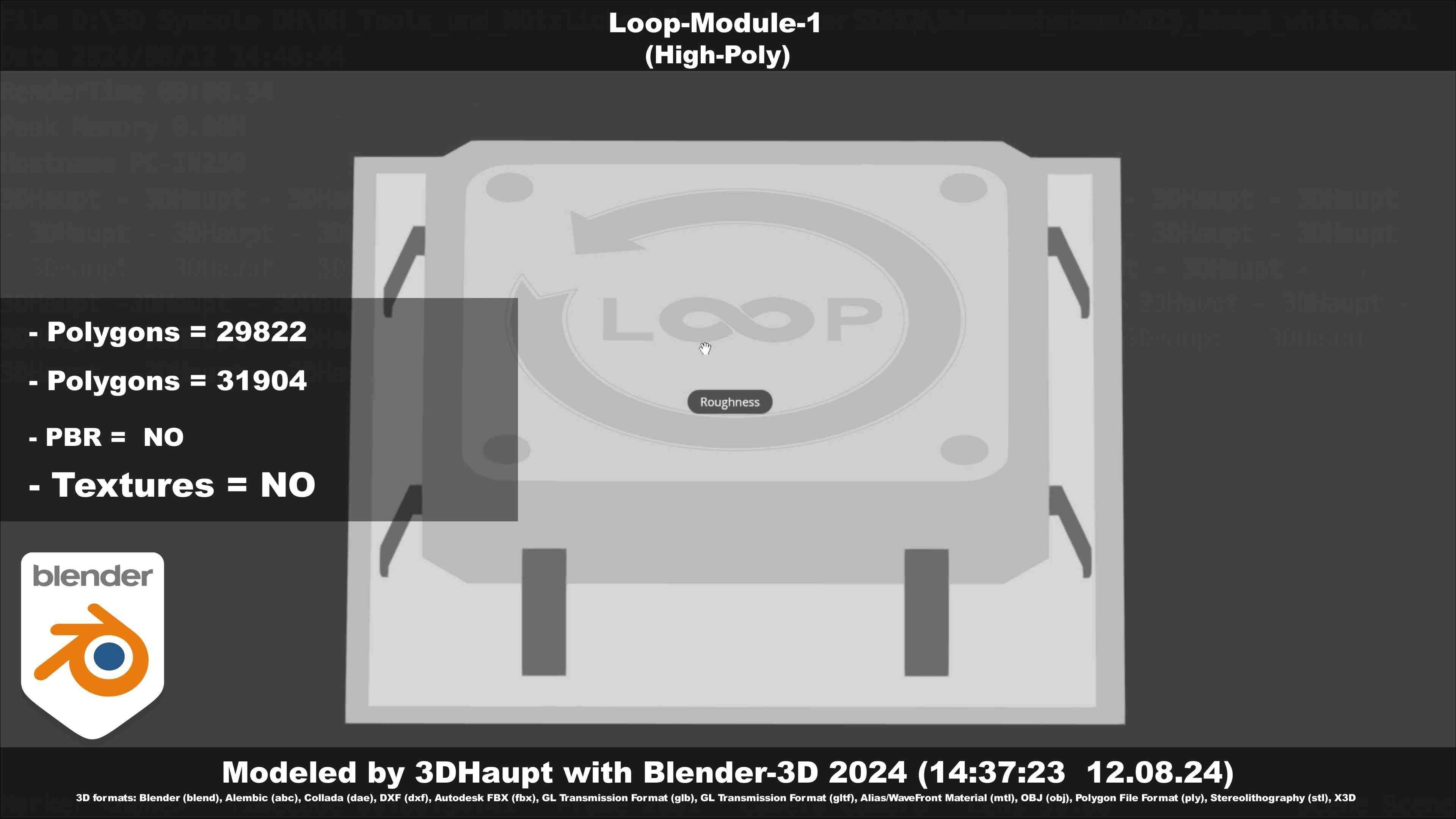 Loop-Module-1  3D model_27