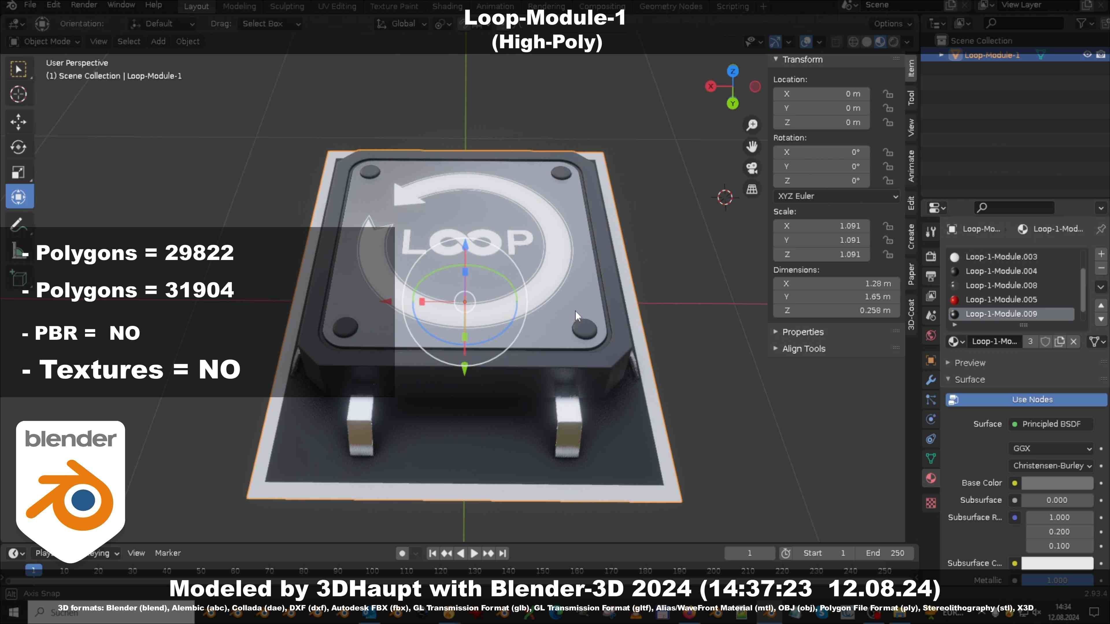 Loop-Module-1  3D model_51