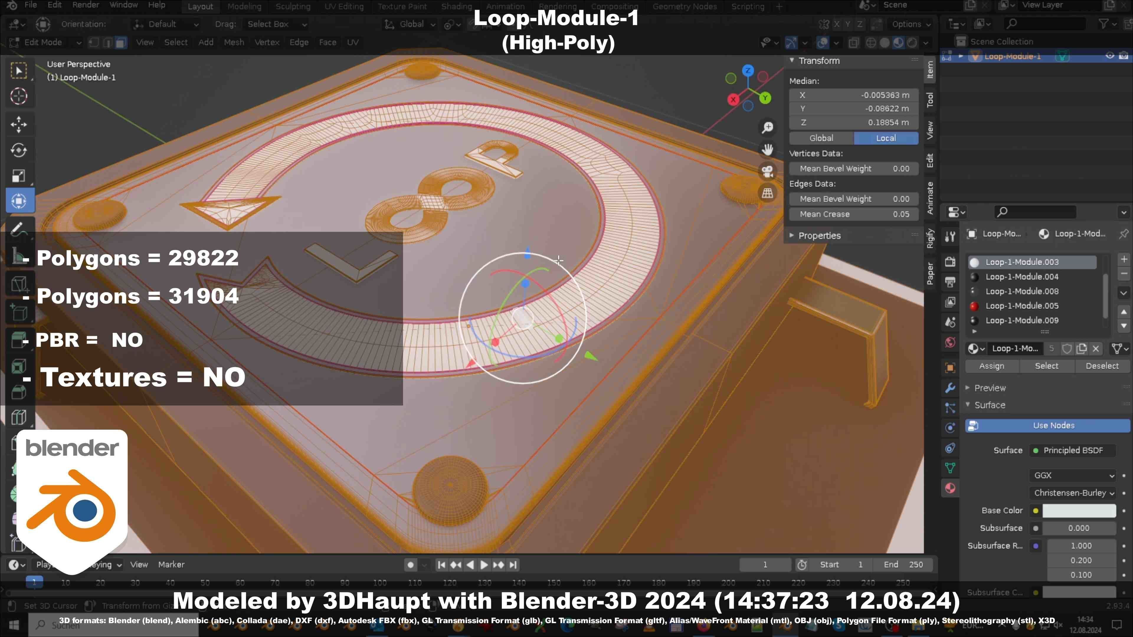 Loop-Module-1  3D model_39