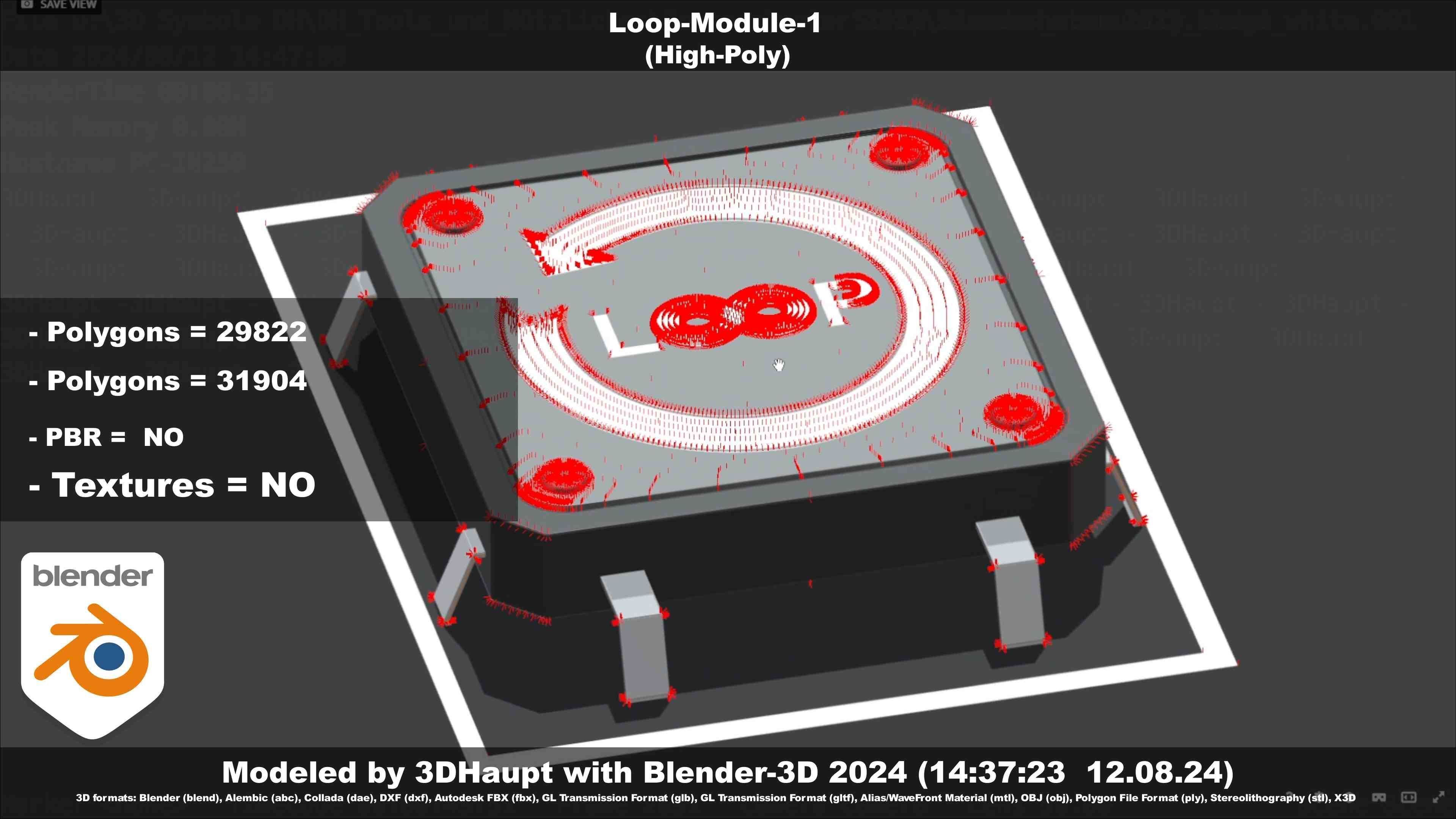 Loop-Module-1  3D model_38