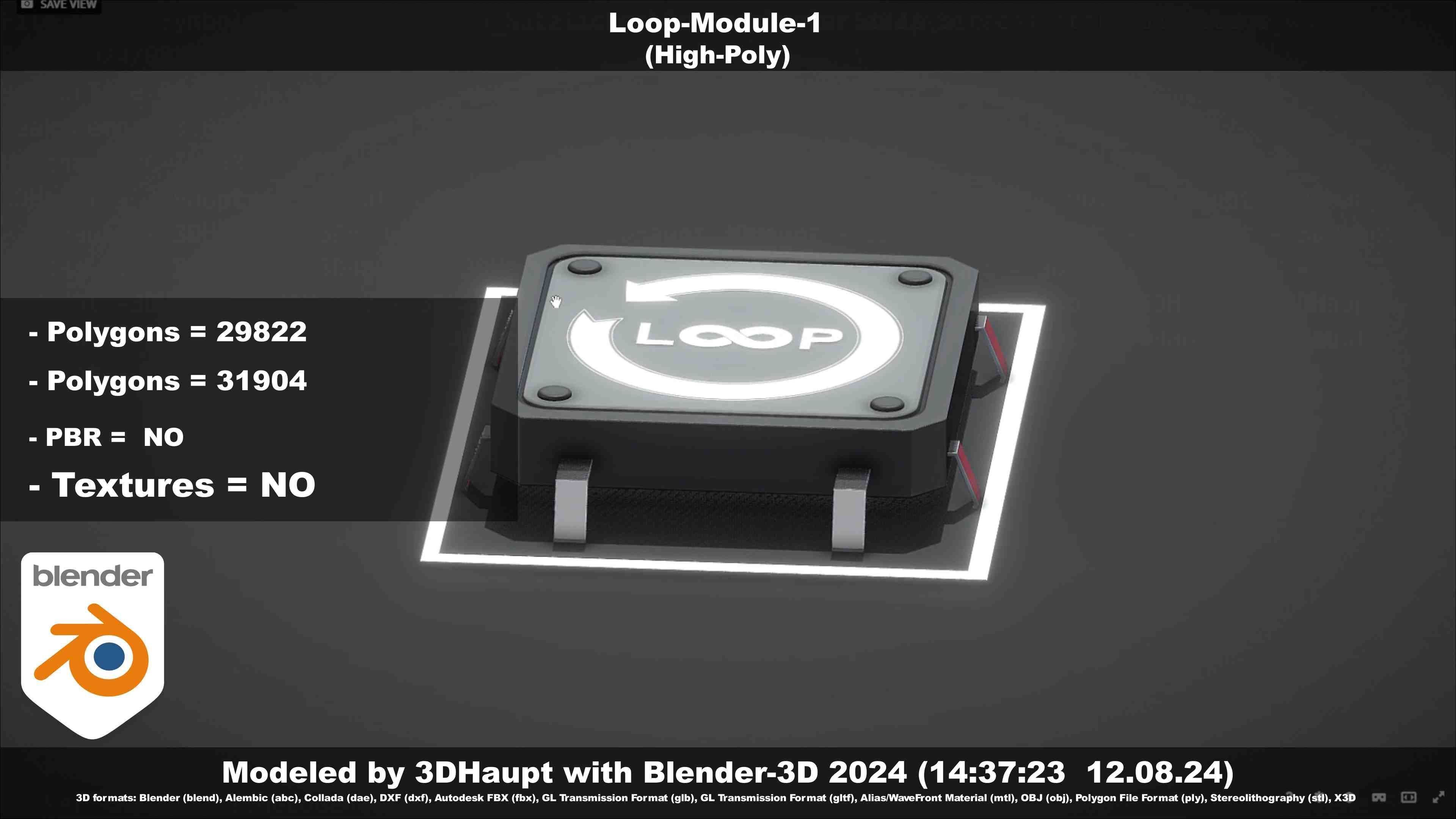 Loop-Module-1  3D model_18