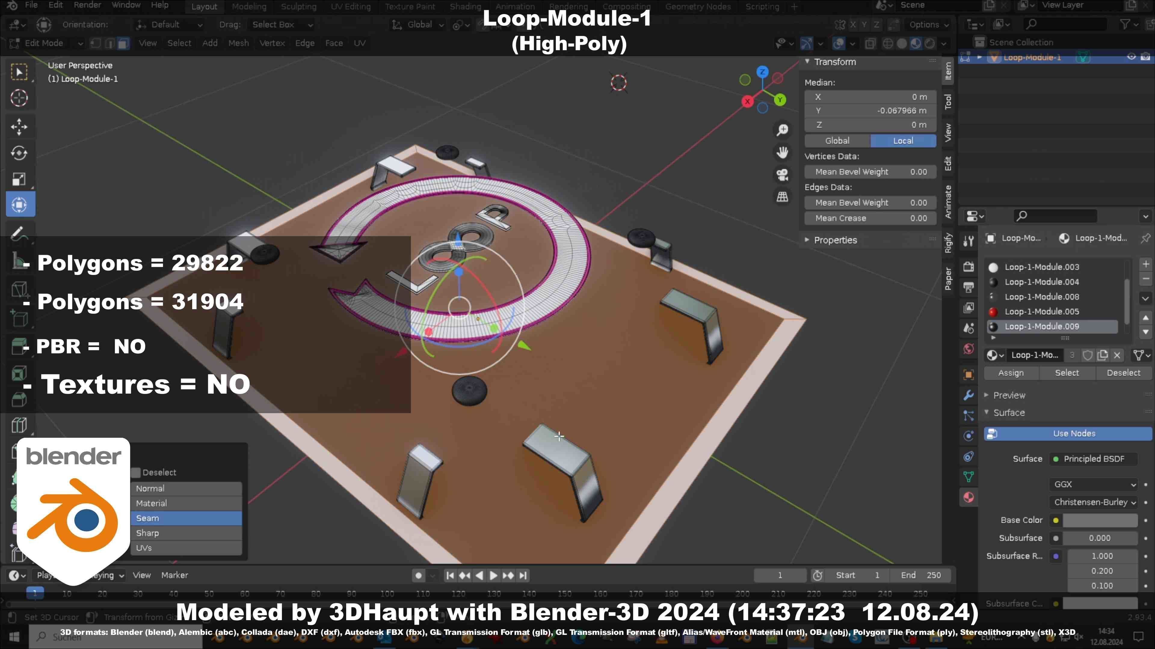 Loop-Module-1  3D model_90