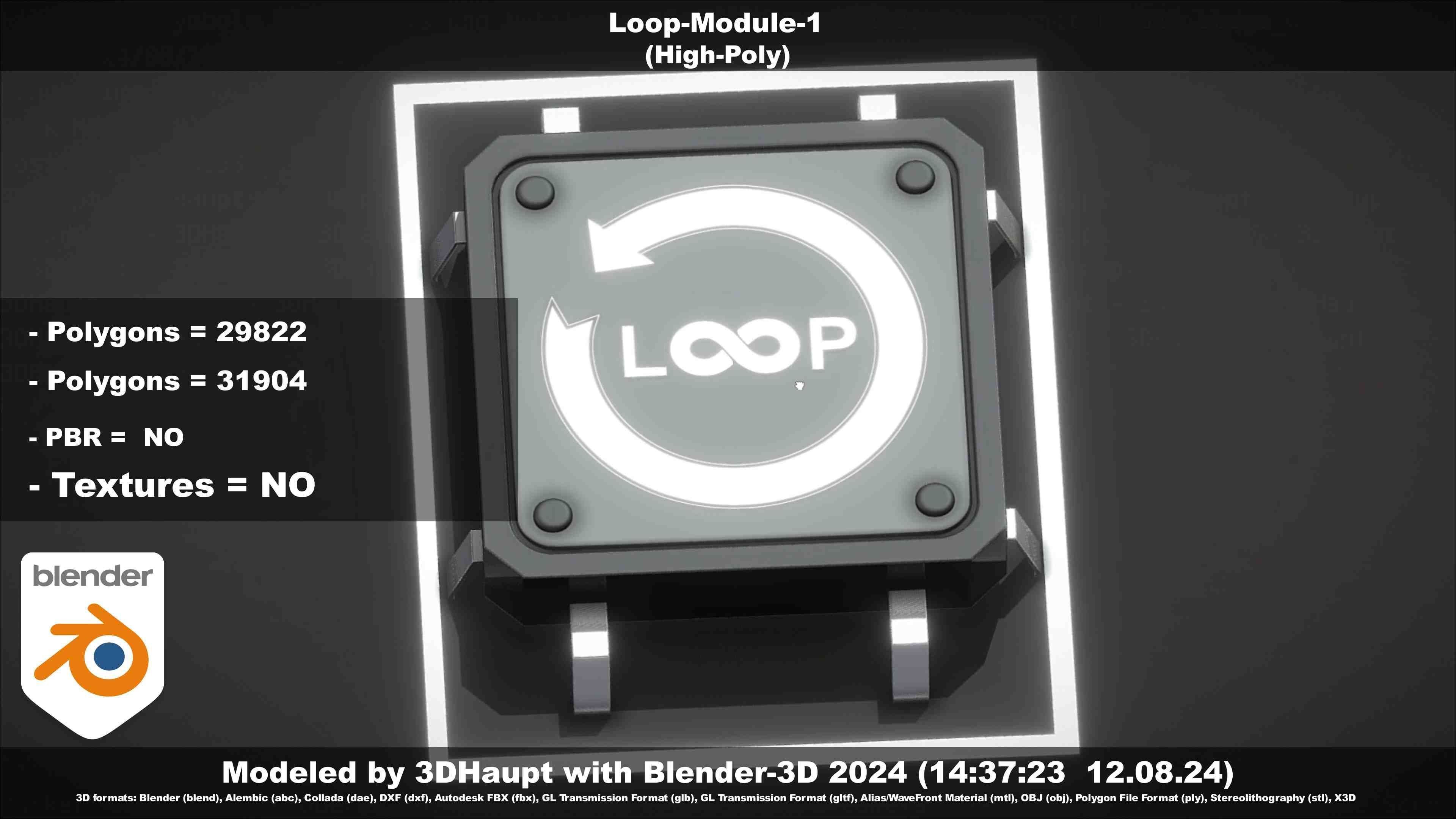 Loop-Module-1  3D model_41