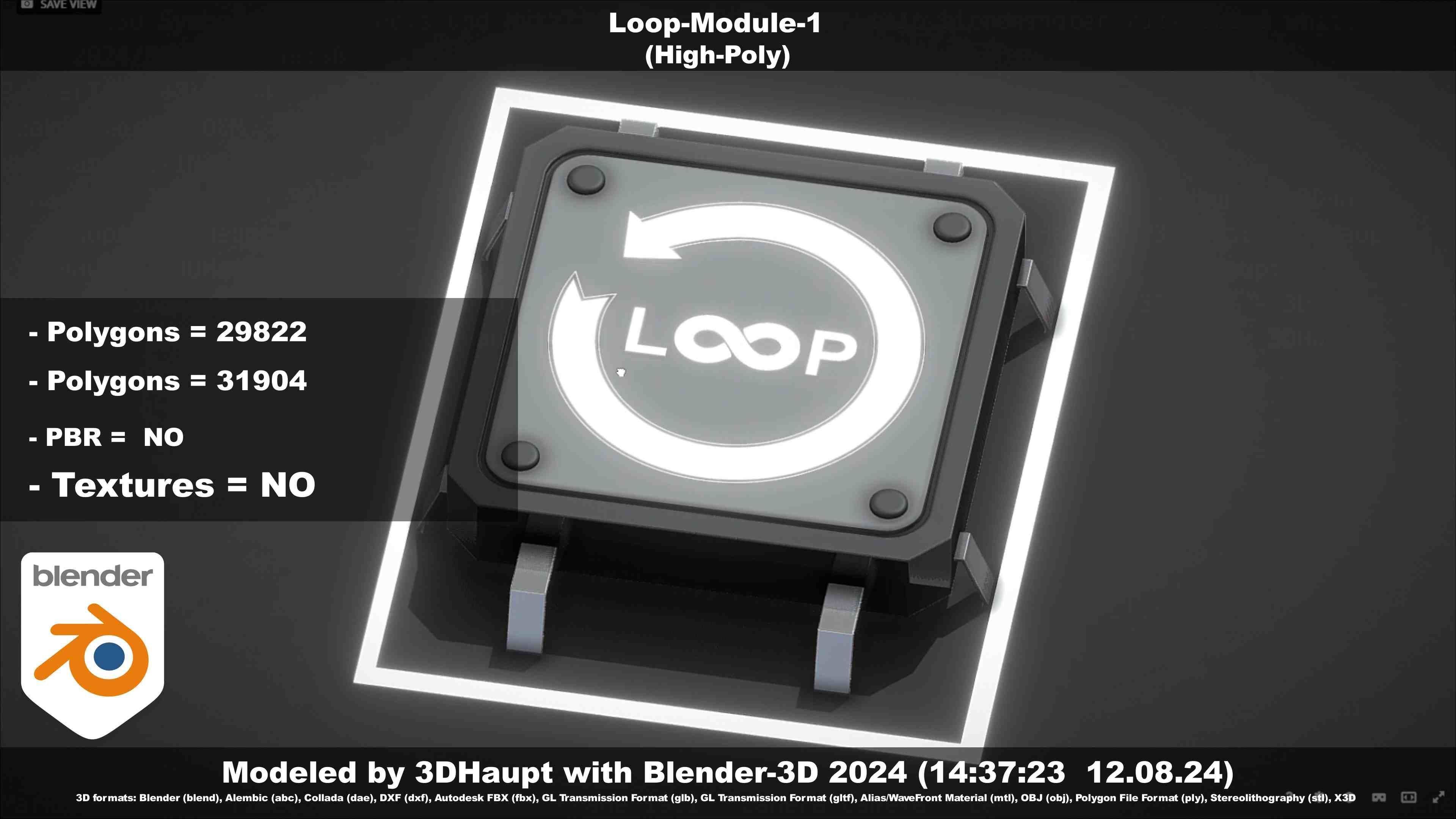 Loop-Module-1  3D model_24
