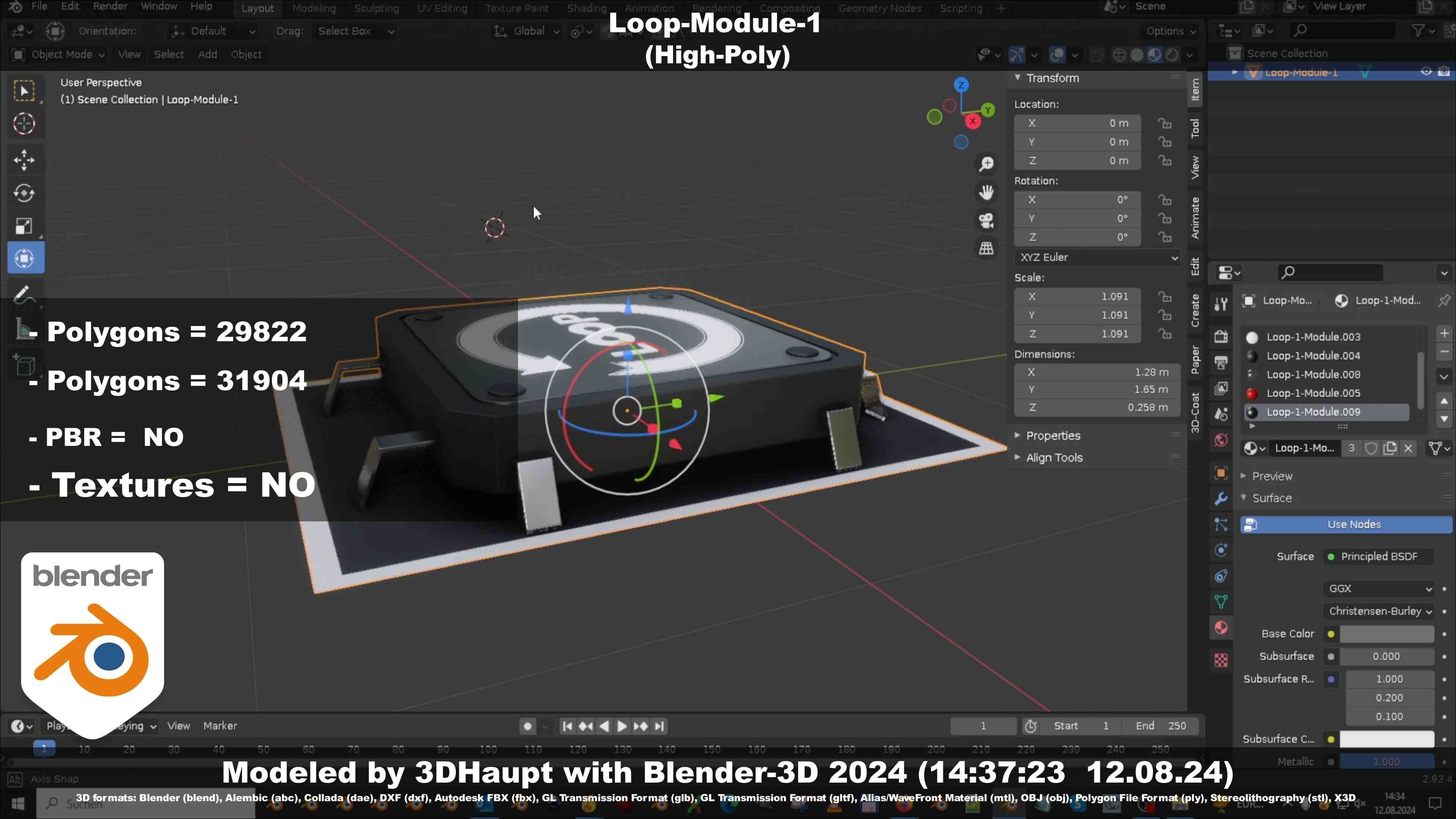 Loop-Module-1  3D model_82