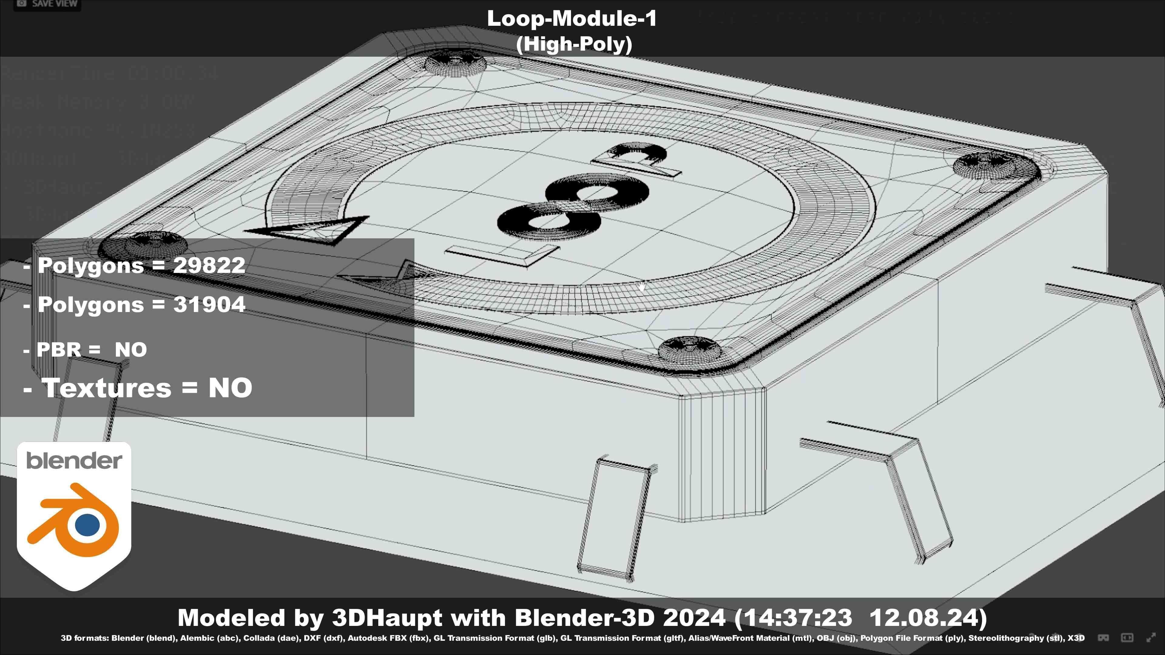 Loop-Module-1  3D model_36