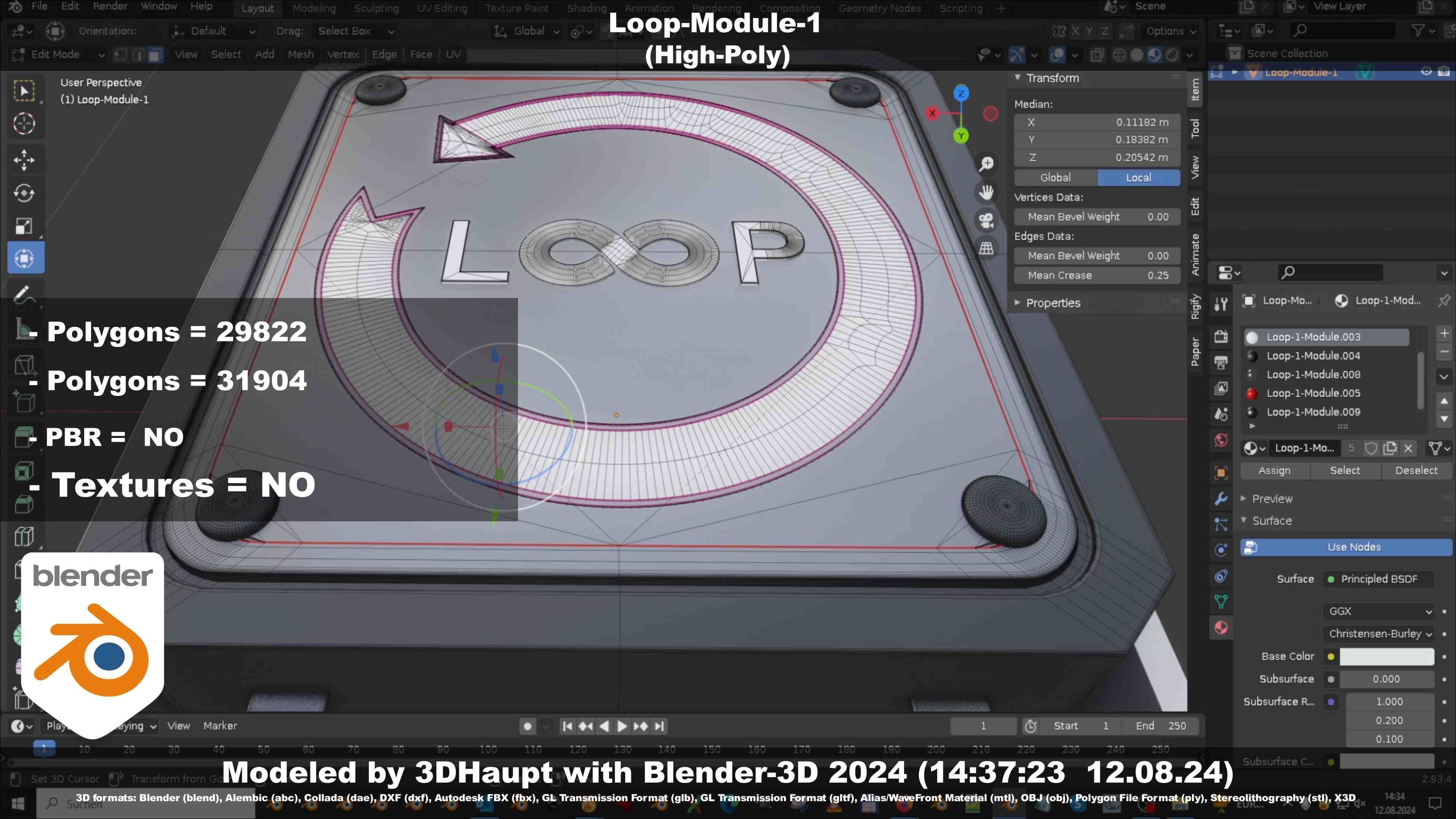 Loop-Module-1  3D model_87