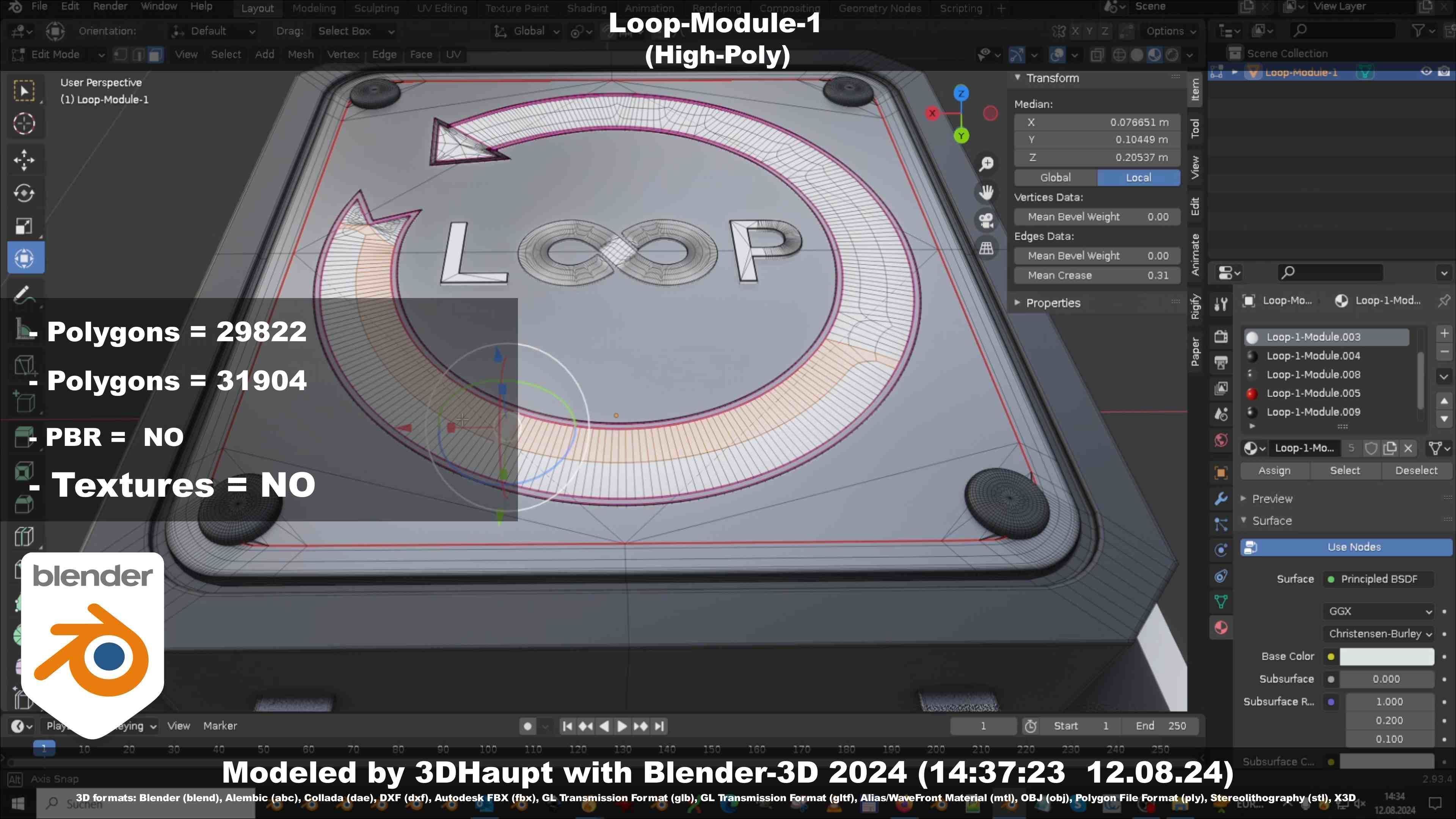 Loop-Module-1  3D model_6