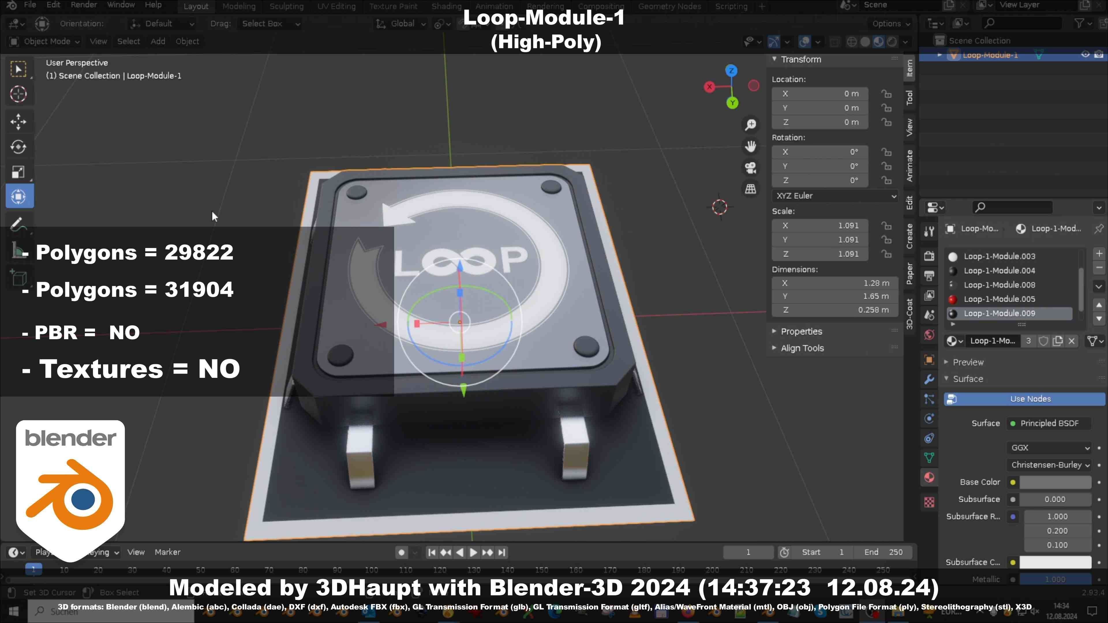 Loop-Module-1  3D model_81