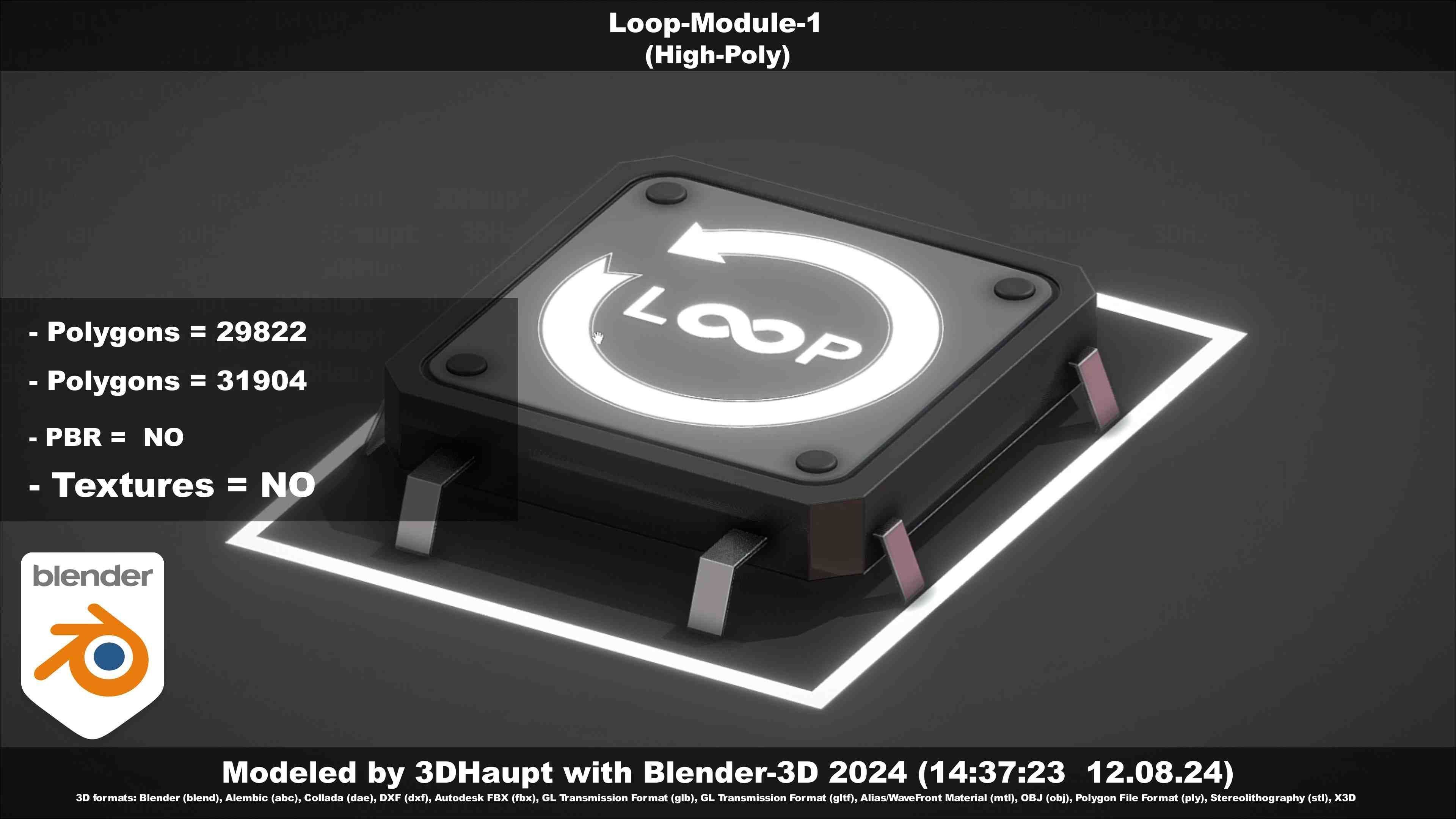 Loop-Module-1  3D model_23