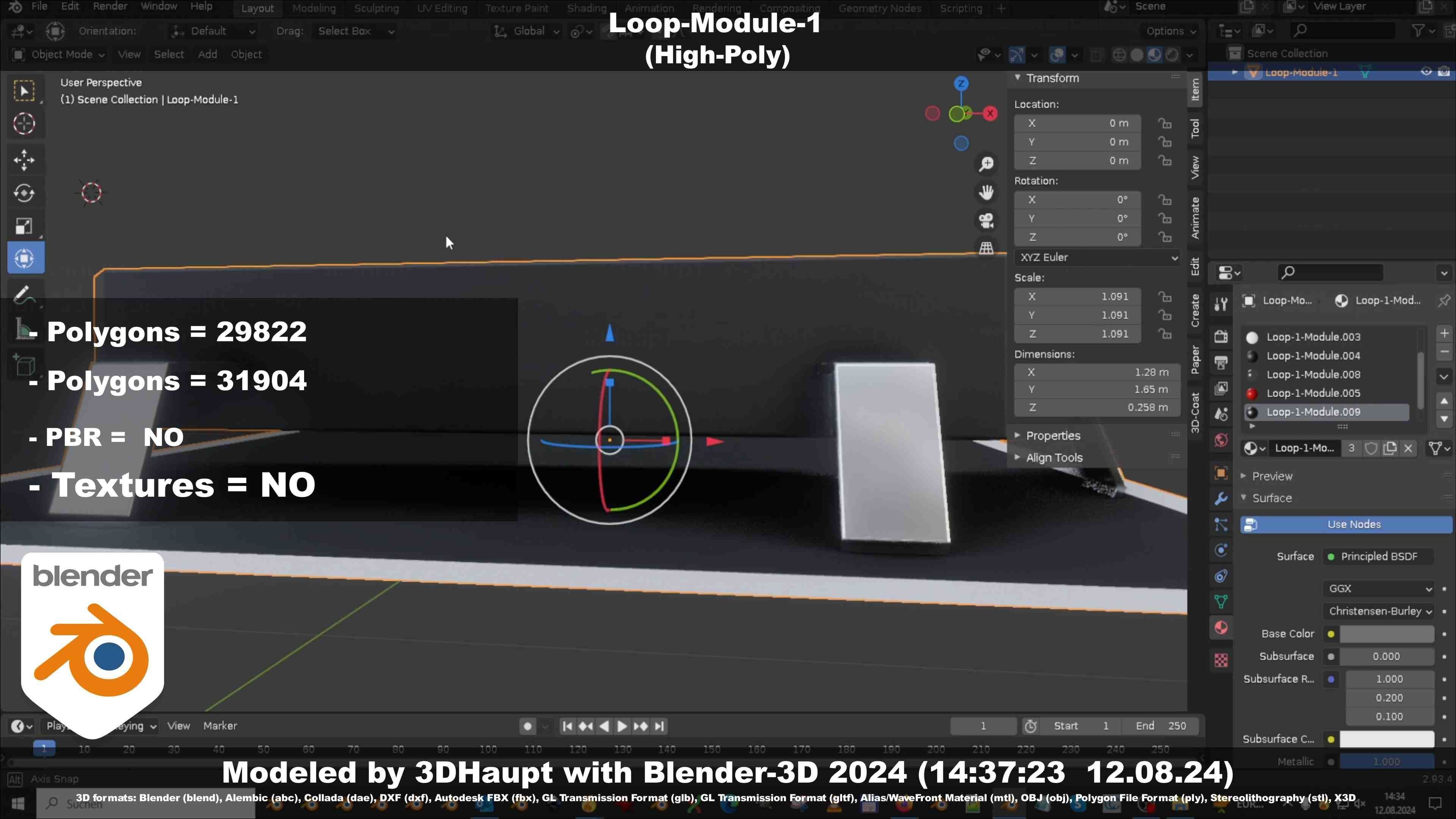 Loop-Module-1  3D model_83
