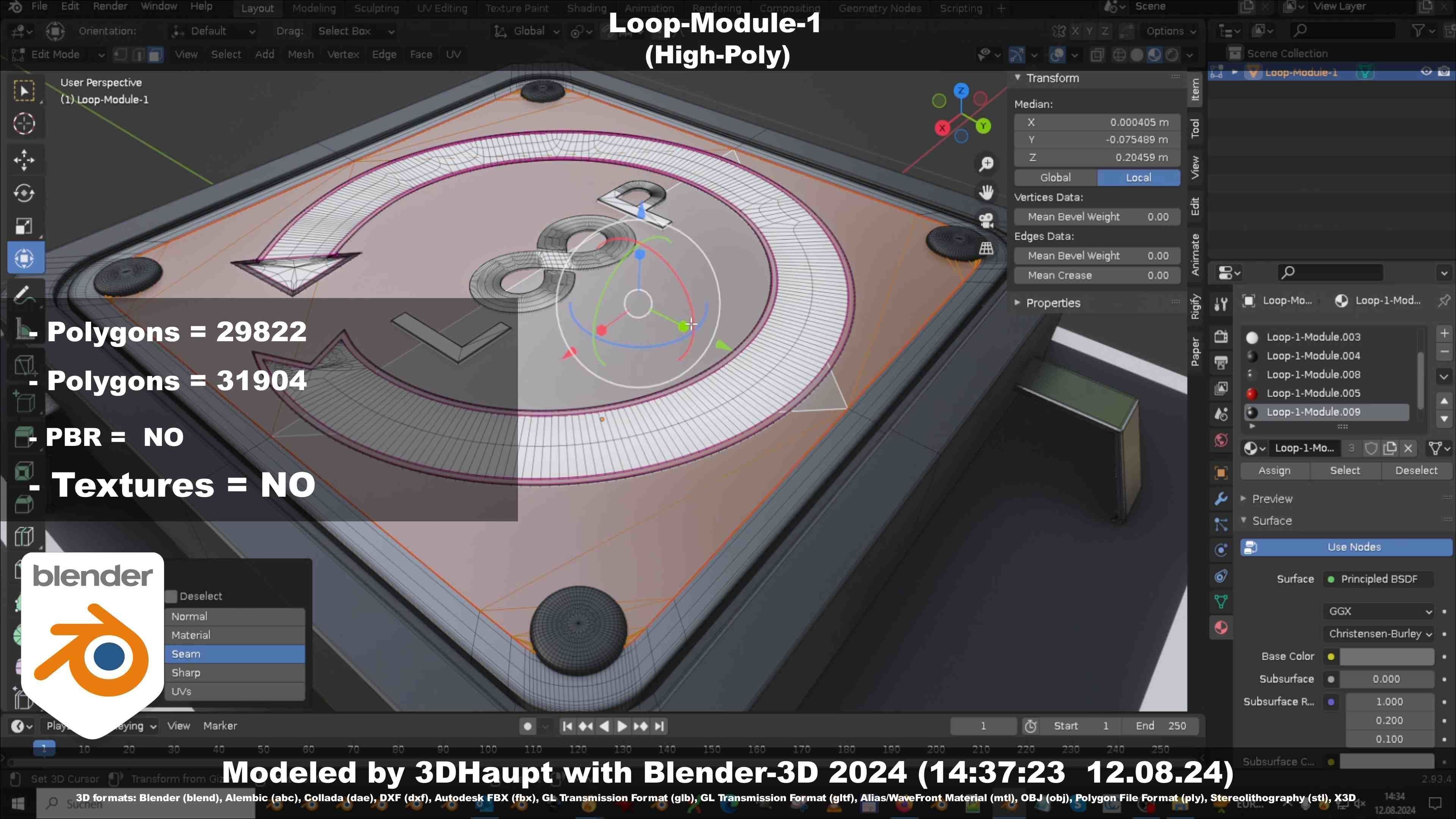 Loop-Module-1  3D model_53