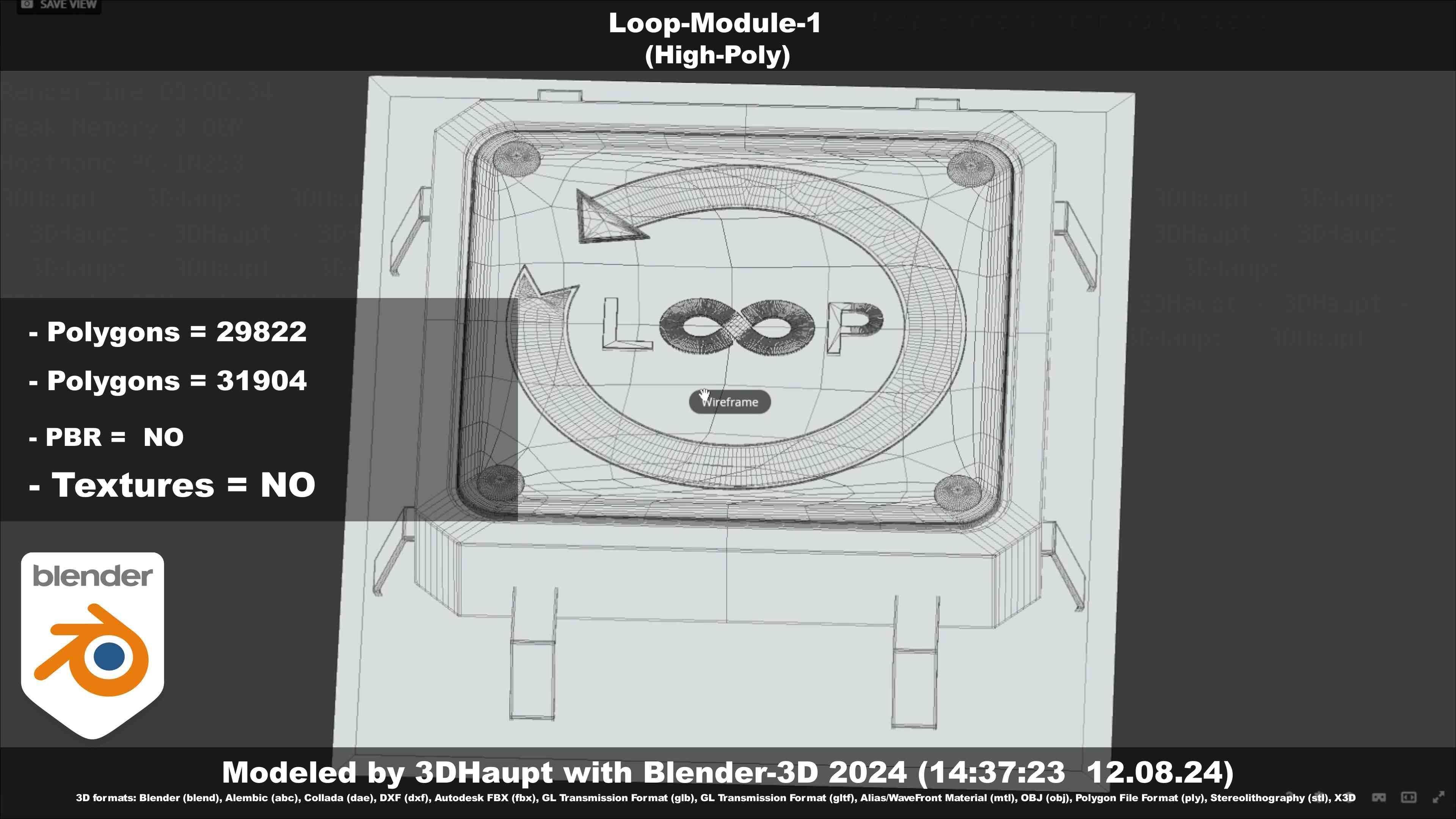 Loop-Module-1  3D model_34