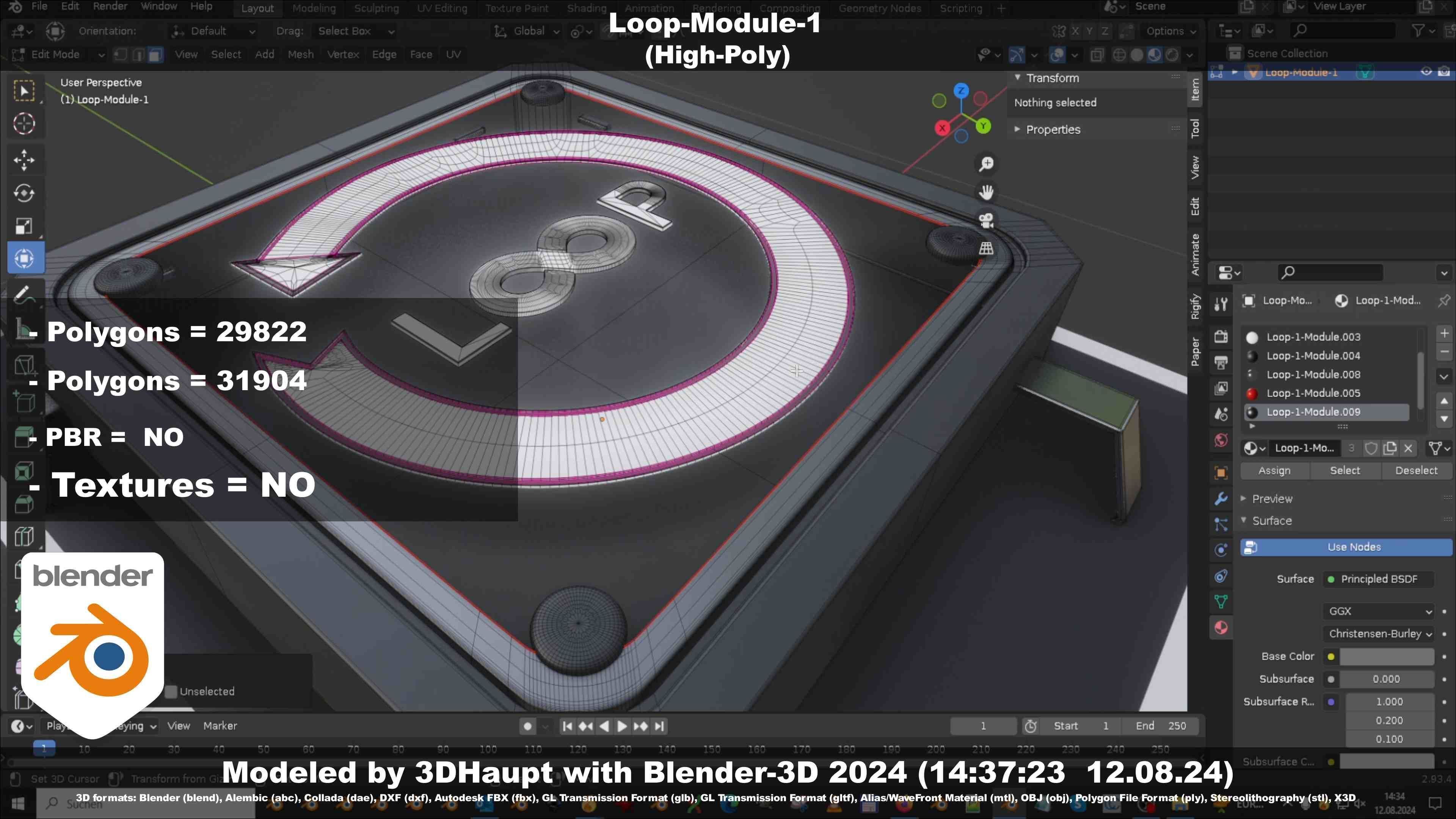 Loop-Module-1  3D model_88