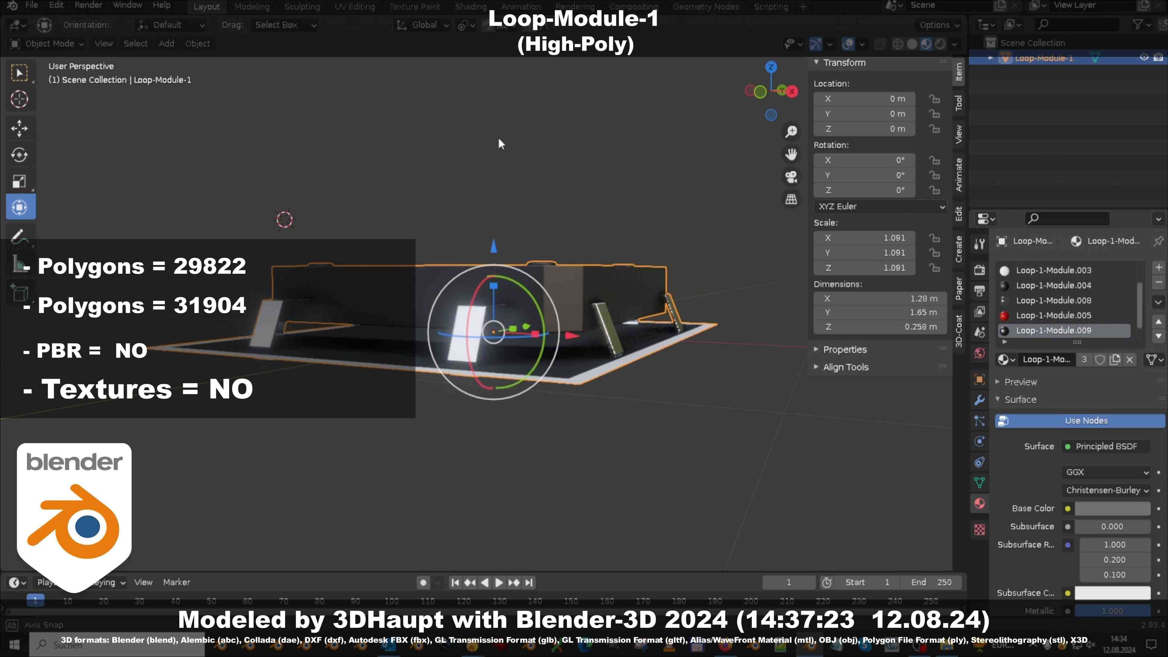 Loop-Module-1  3D model_45