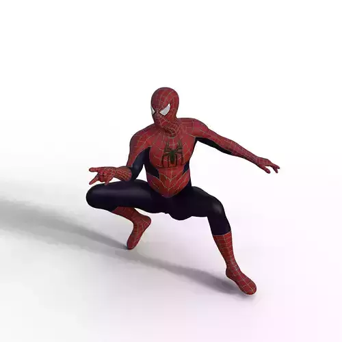 Spider-Man  Low-poly 3D model