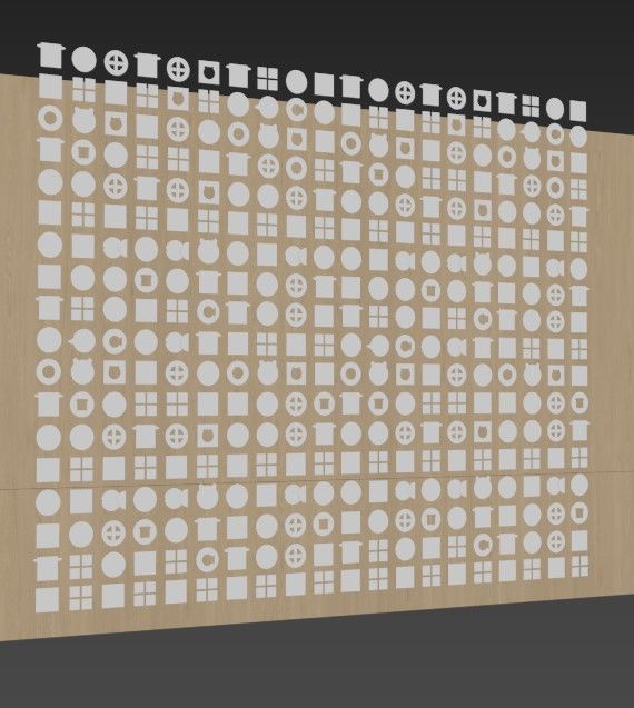 Set of Mcdonalds decor Low-poly 3D model_3