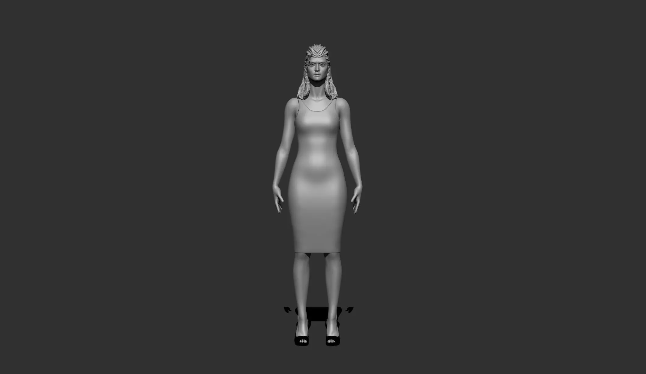 Woman - Perfect Female Body - Very High Sculpt 3D model 3D print model