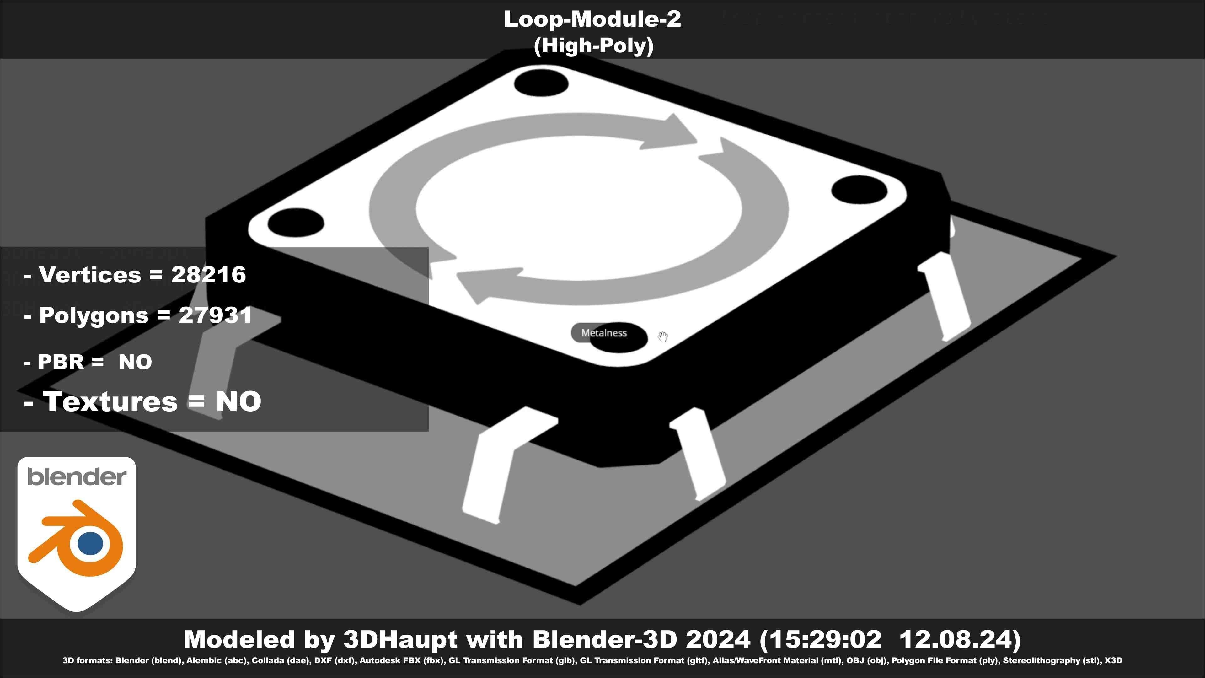 Loop-Module-2  3D model_31