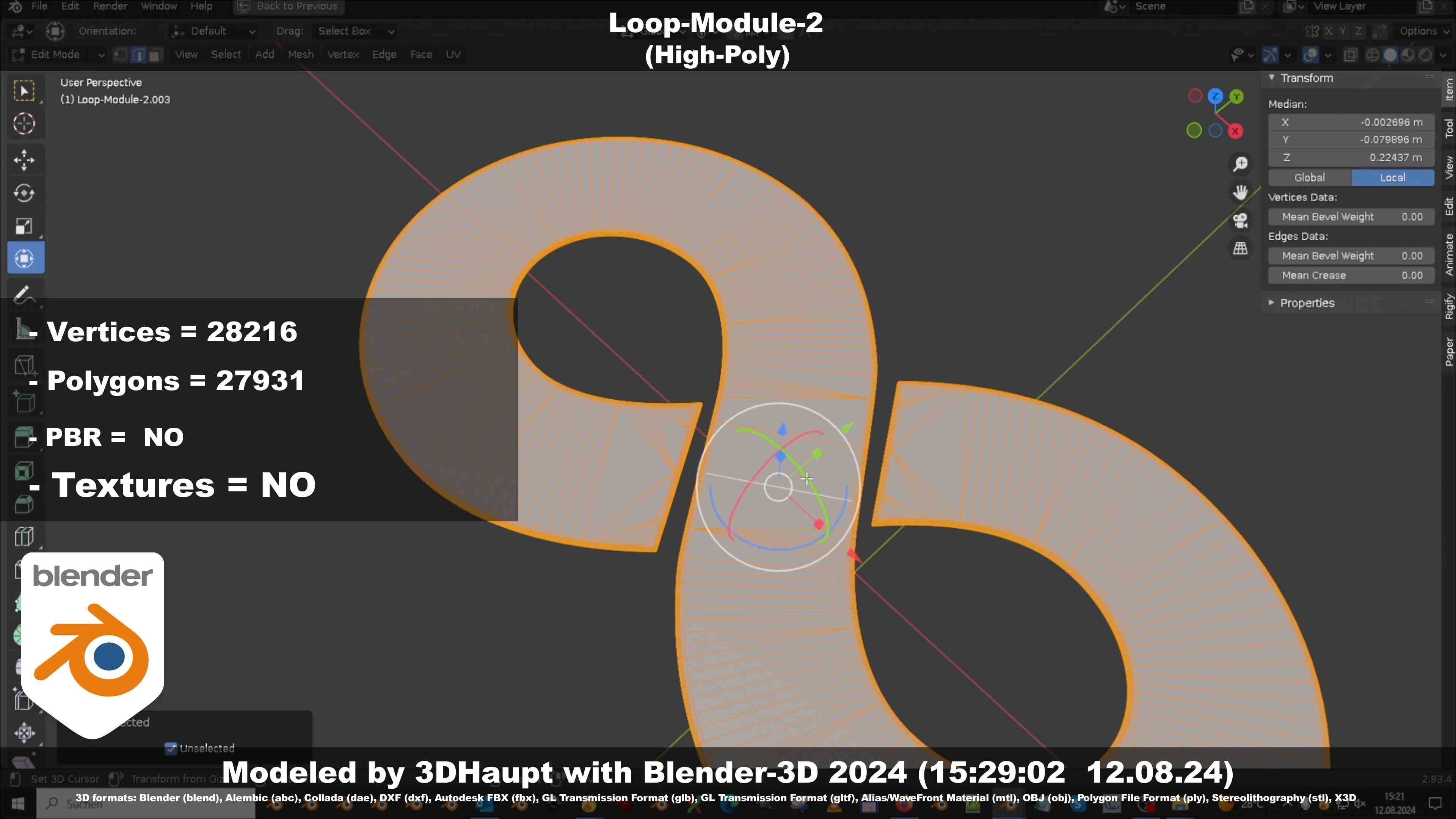 Loop-Module-2  3D model_49
