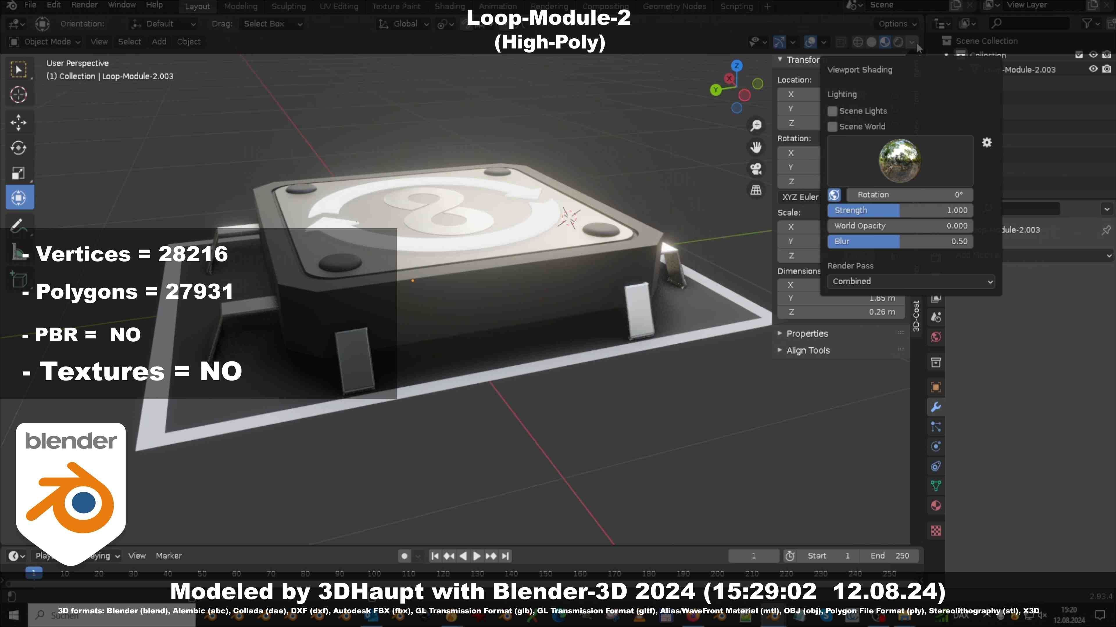 Loop-Module-2  3D model_35