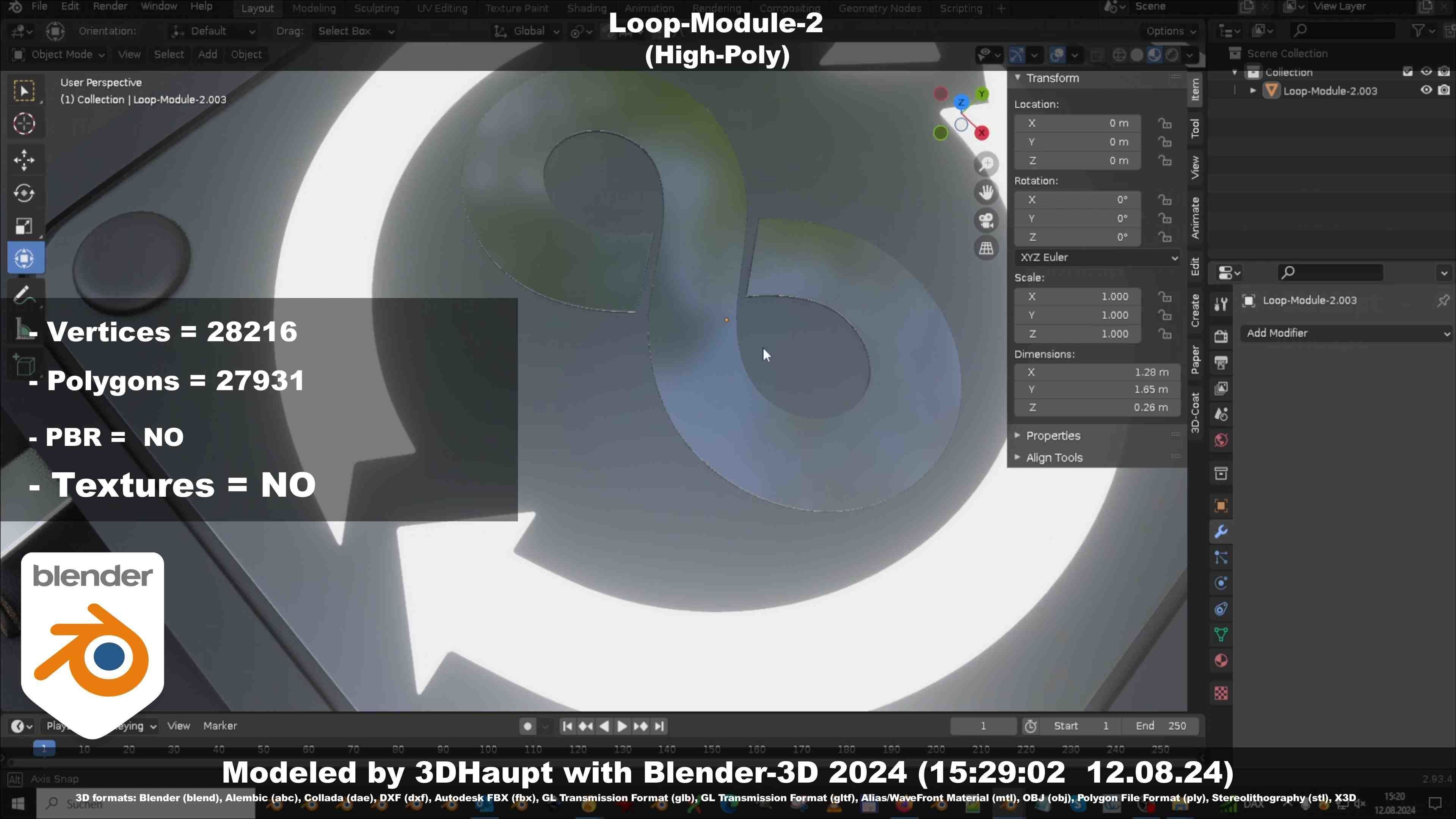 Loop-Module-2  3D model_33