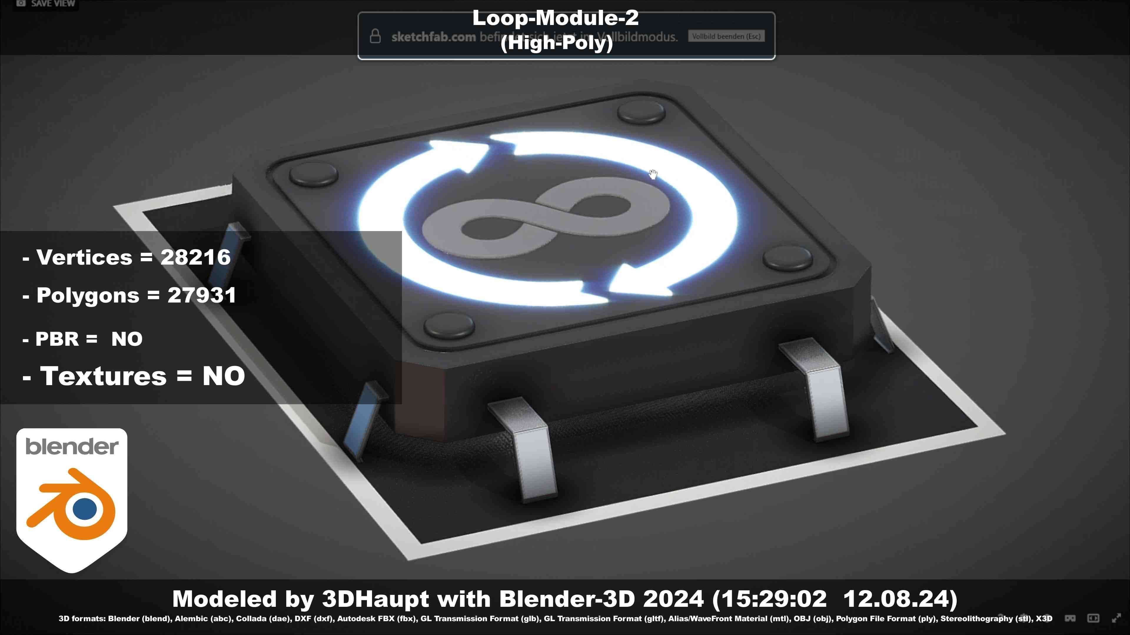 Loop-Module-2  3D model_8