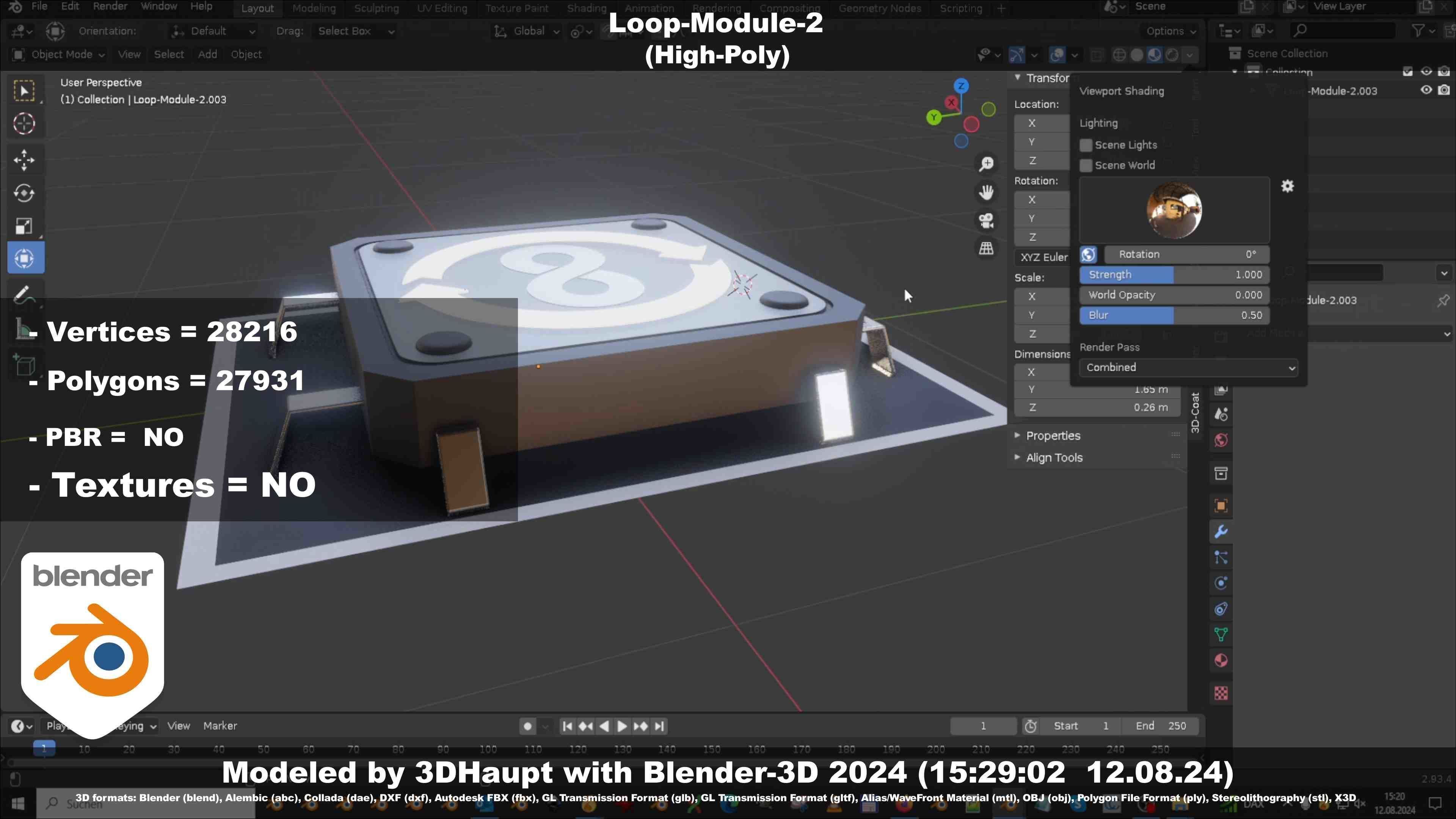 Loop-Module-2  3D model_36