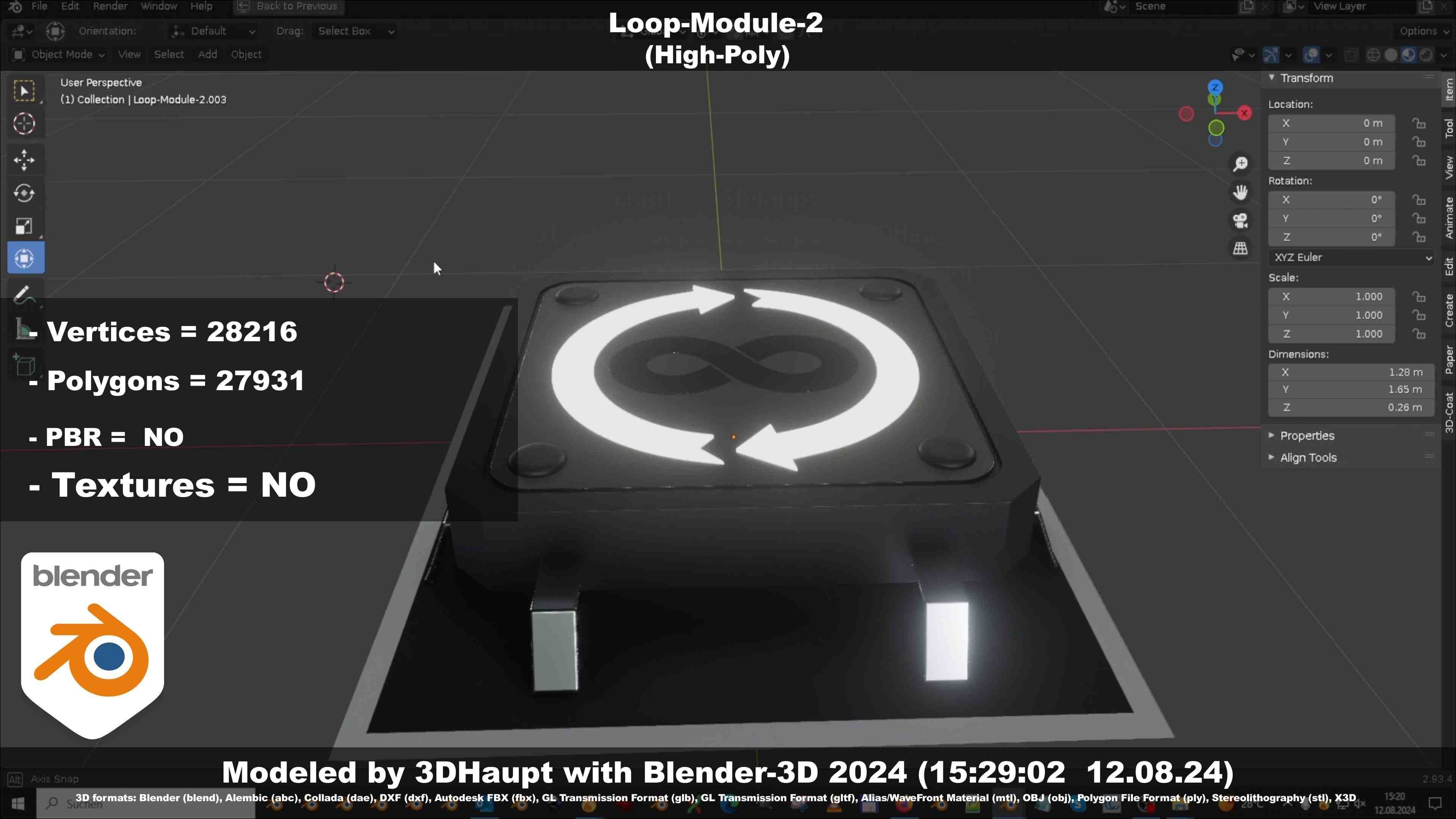 Loop-Module-2  3D model_48