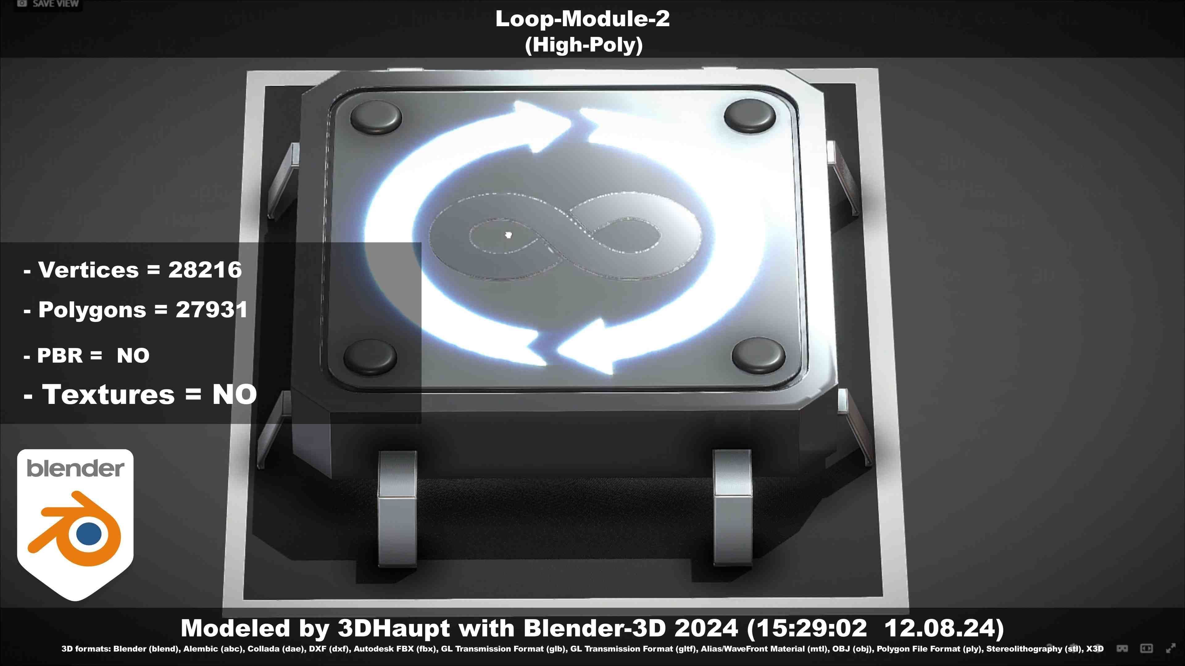 Loop-Module-2  3D model_13