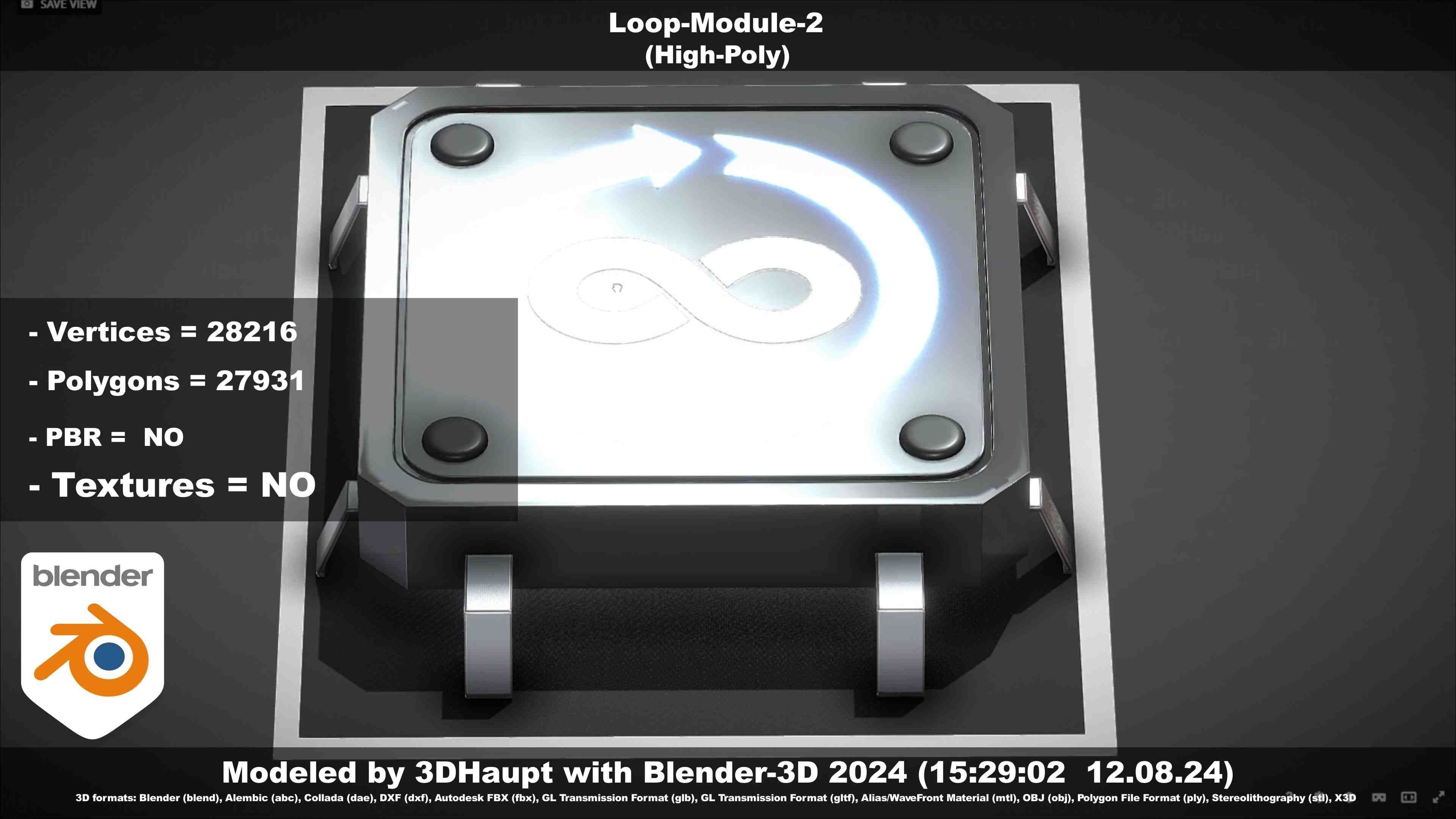Loop-Module-2  3D model_12