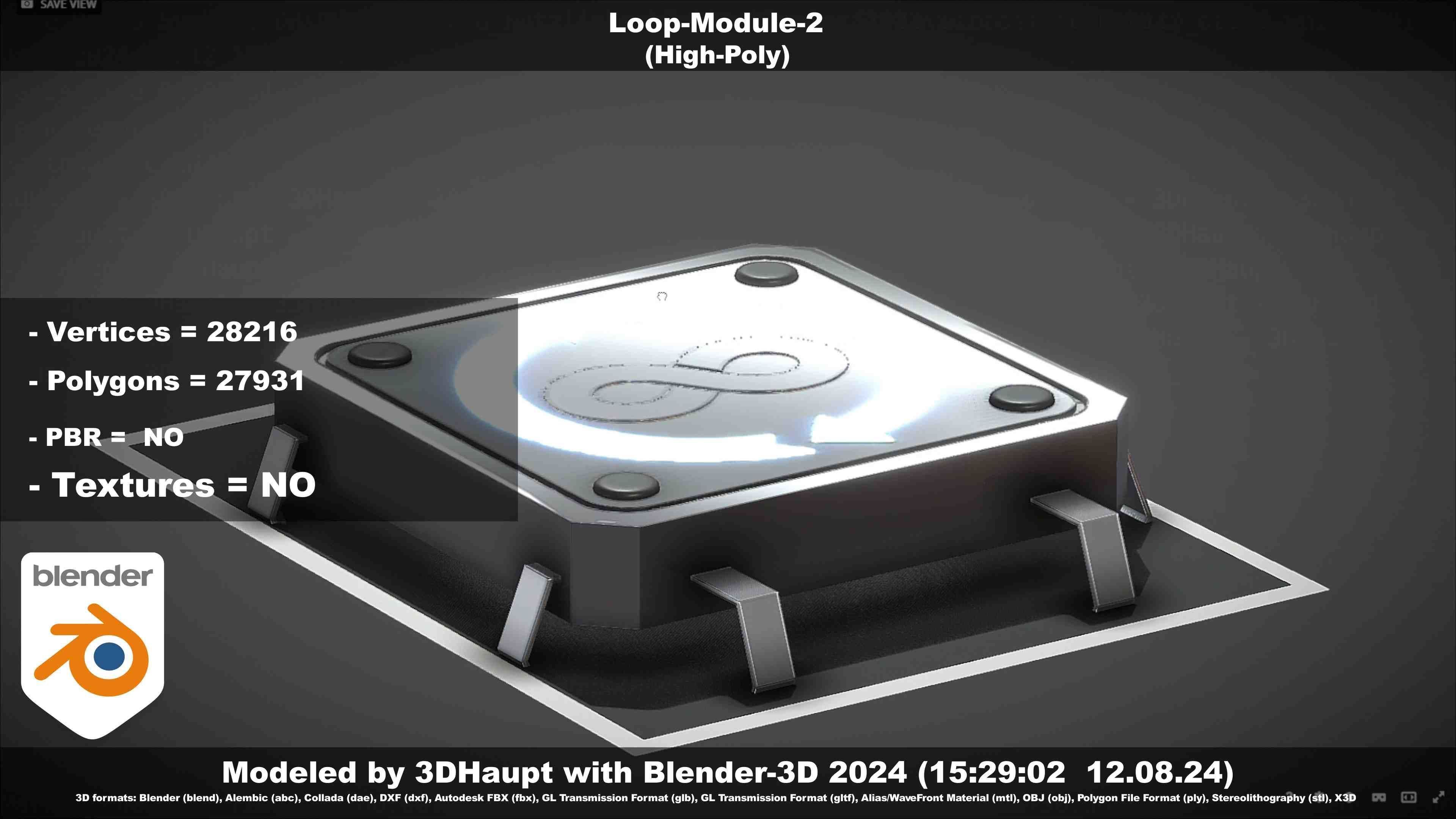 Loop-Module-2  3D model_9