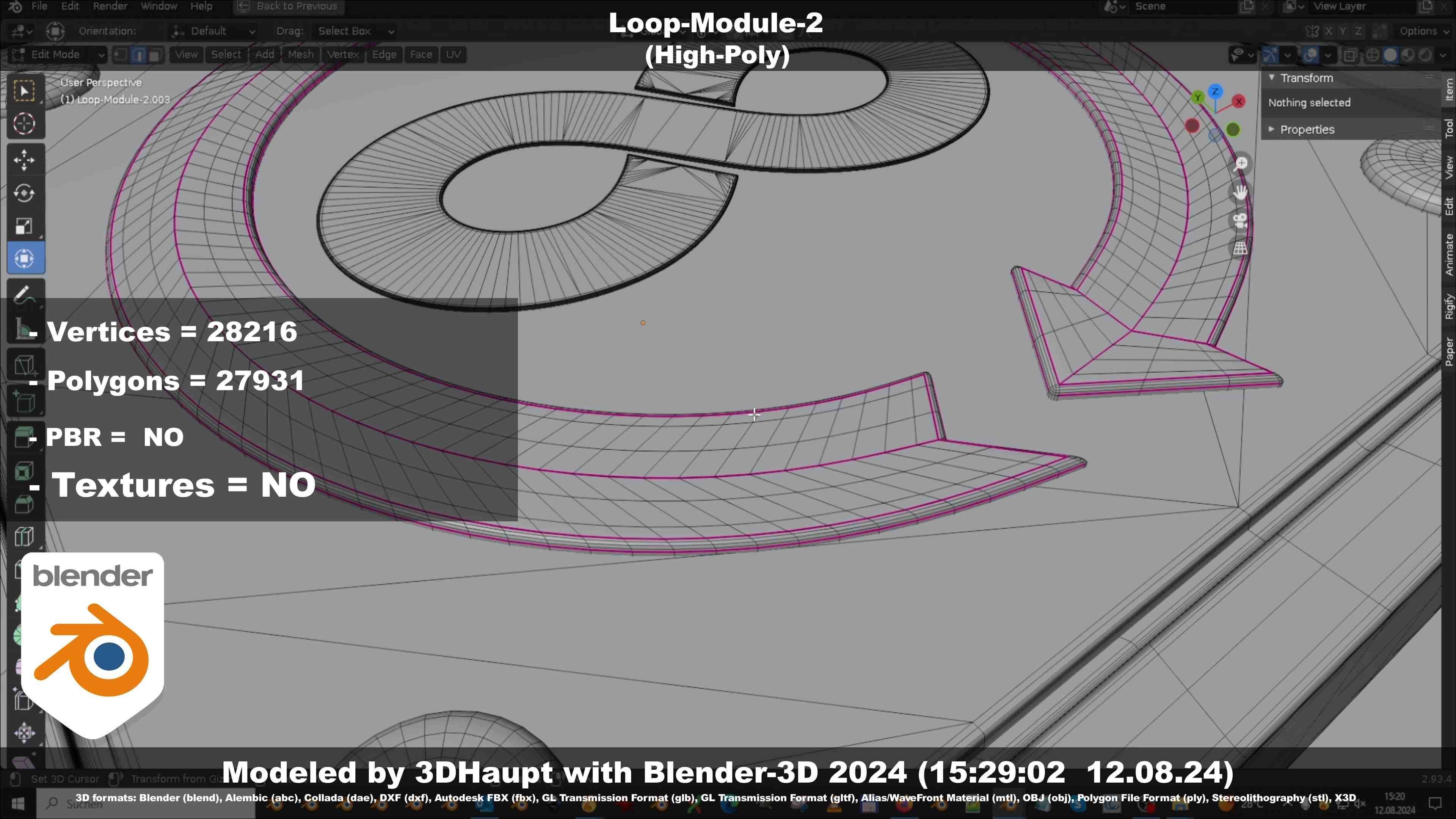 Loop-Module-2  3D model_27