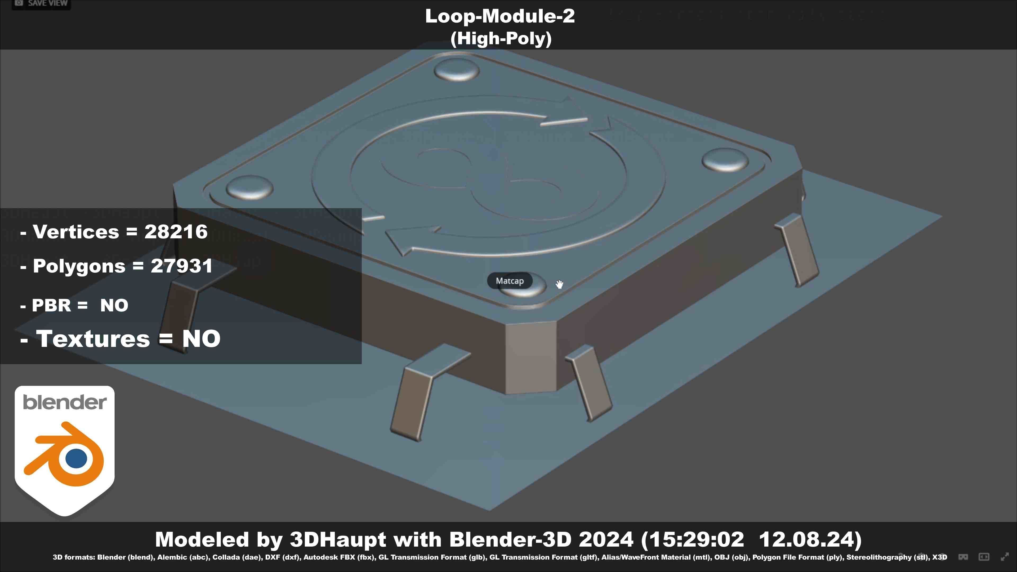 Loop-Module-2  3D model_21