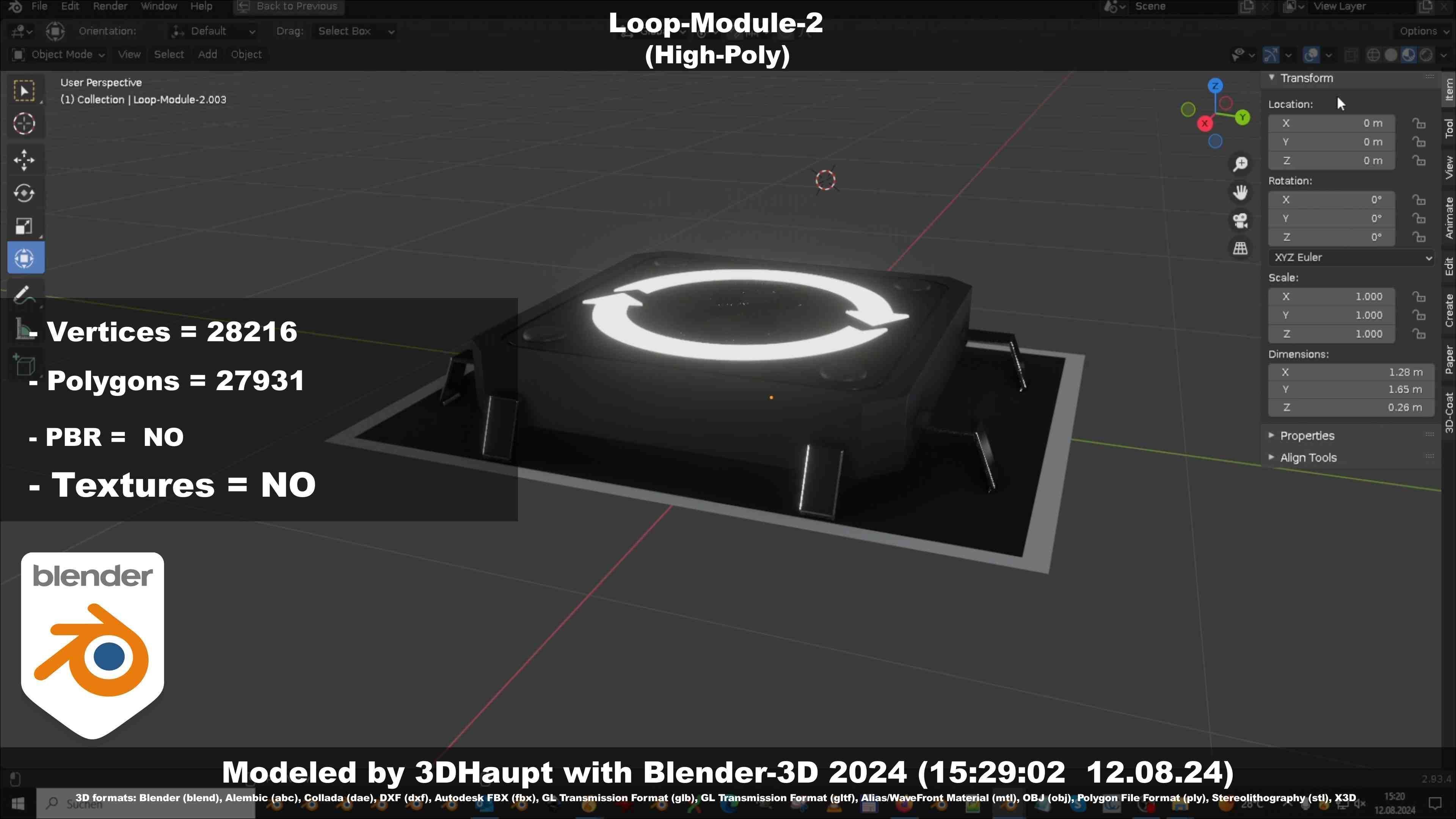 Loop-Module-2  3D model_5